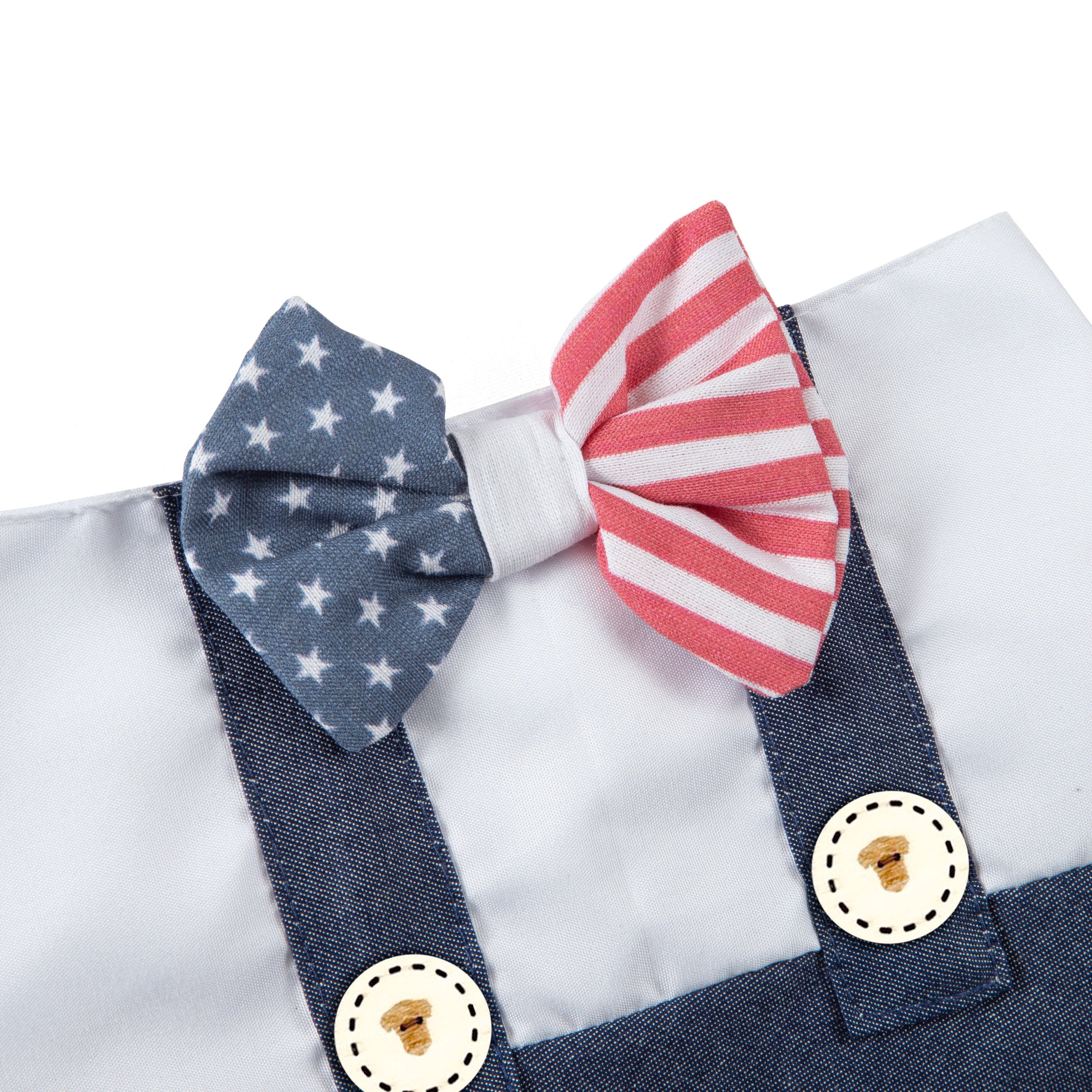 Dog Bandana Patriotic Suspender | Patriotic Collection 4 of the July for Cat & Dog image 2