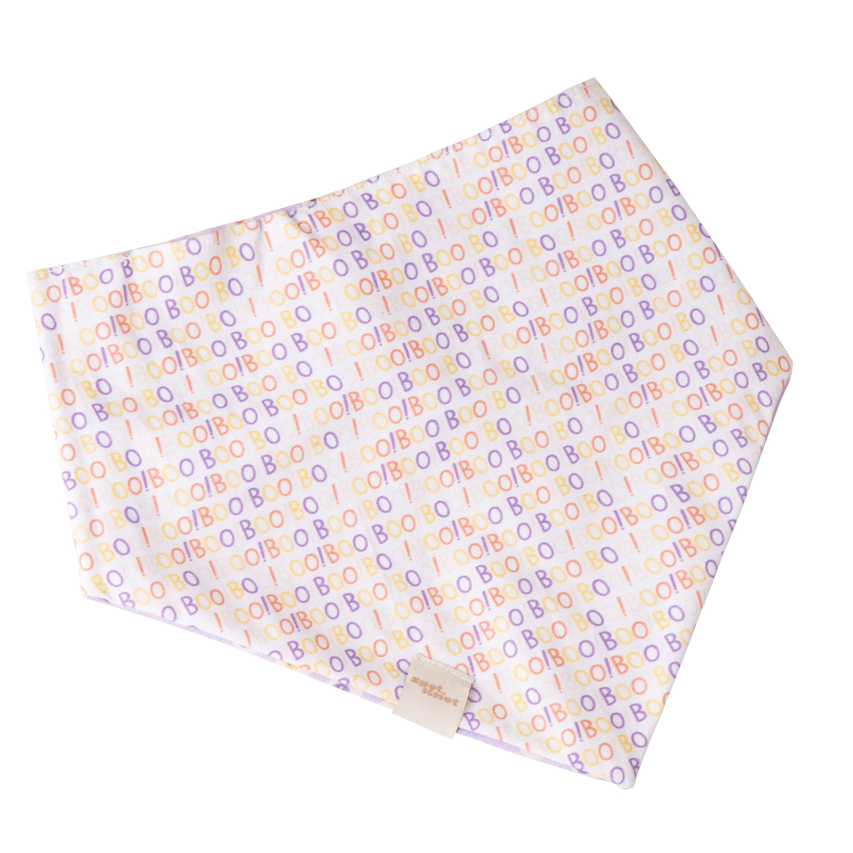 Pet Bandana Halloween Eyes and BOO | Autumn Collection (Double Sides & Snap on) Dog & Cat image 7