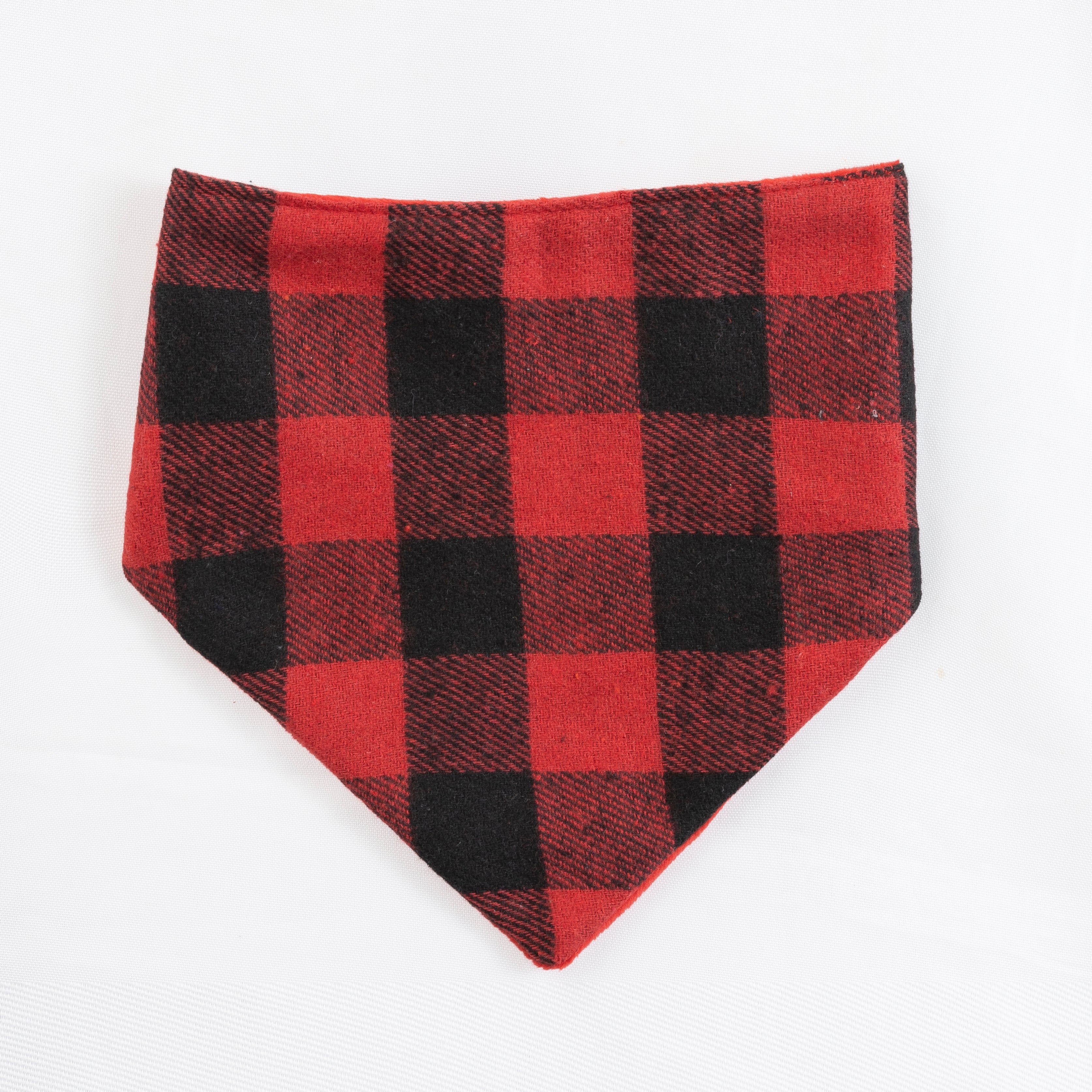 Pet Bandana I Ate Santas Cookies Checkered Reversible | Christmas image 5