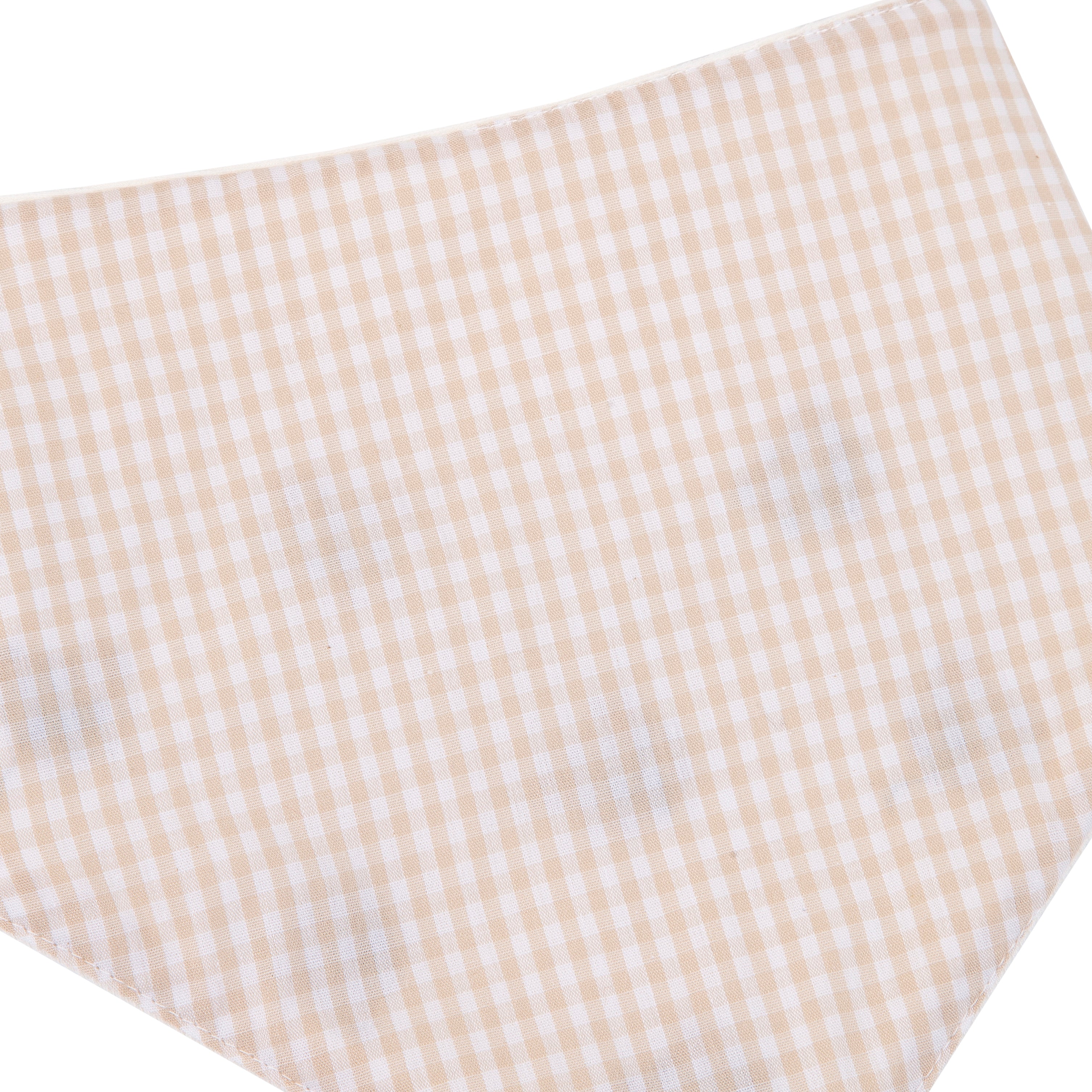 Pet Bandana Ribbed Knit Bear Embroidered | Reversible image 6
