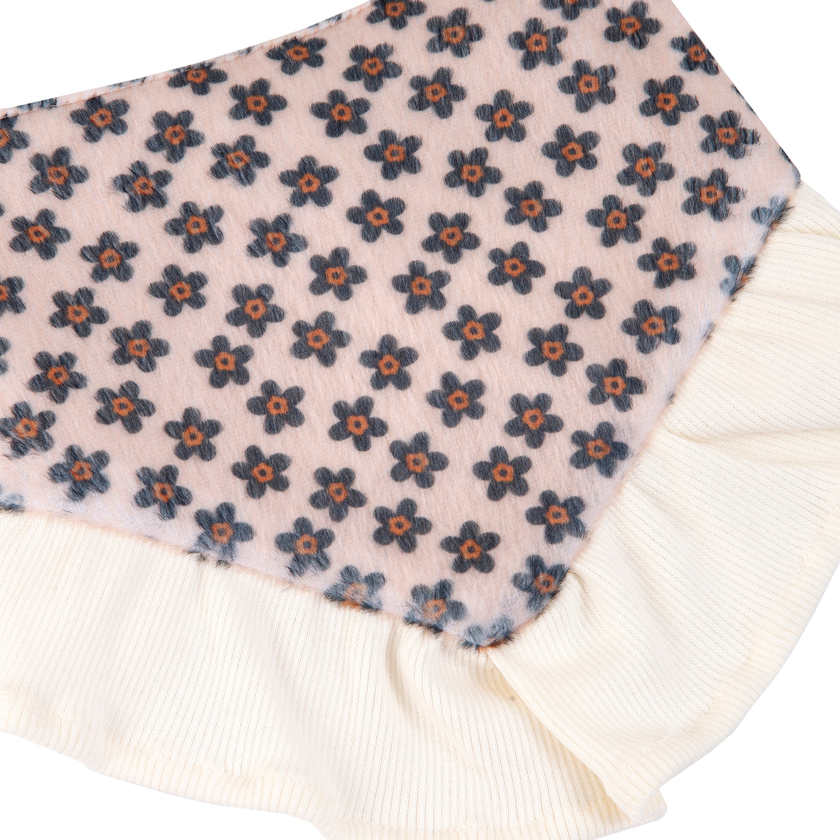 Pet Bandana Ruffles Flower Fall | Reversible image 5
