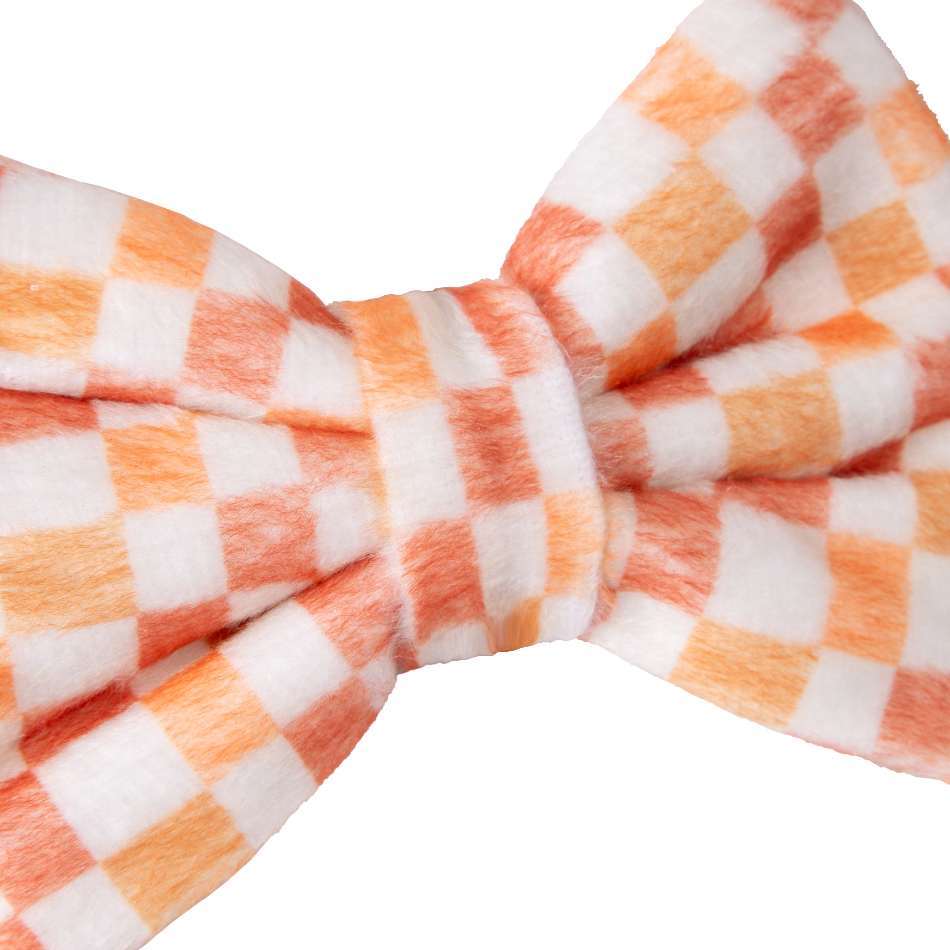 Dog Bow Tie Halloween Checkered | Autumn Collection - Fall (Slip on collar) image 2