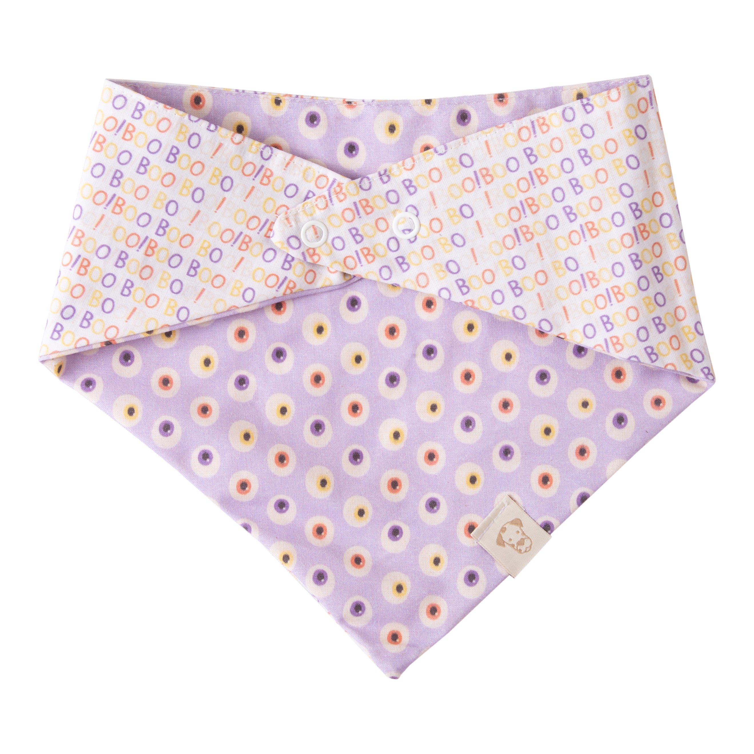 Pet Bandana Halloween Eyes and BOO | Autumn Collection (Double Sides & Snap on) Dog & Cat image 9