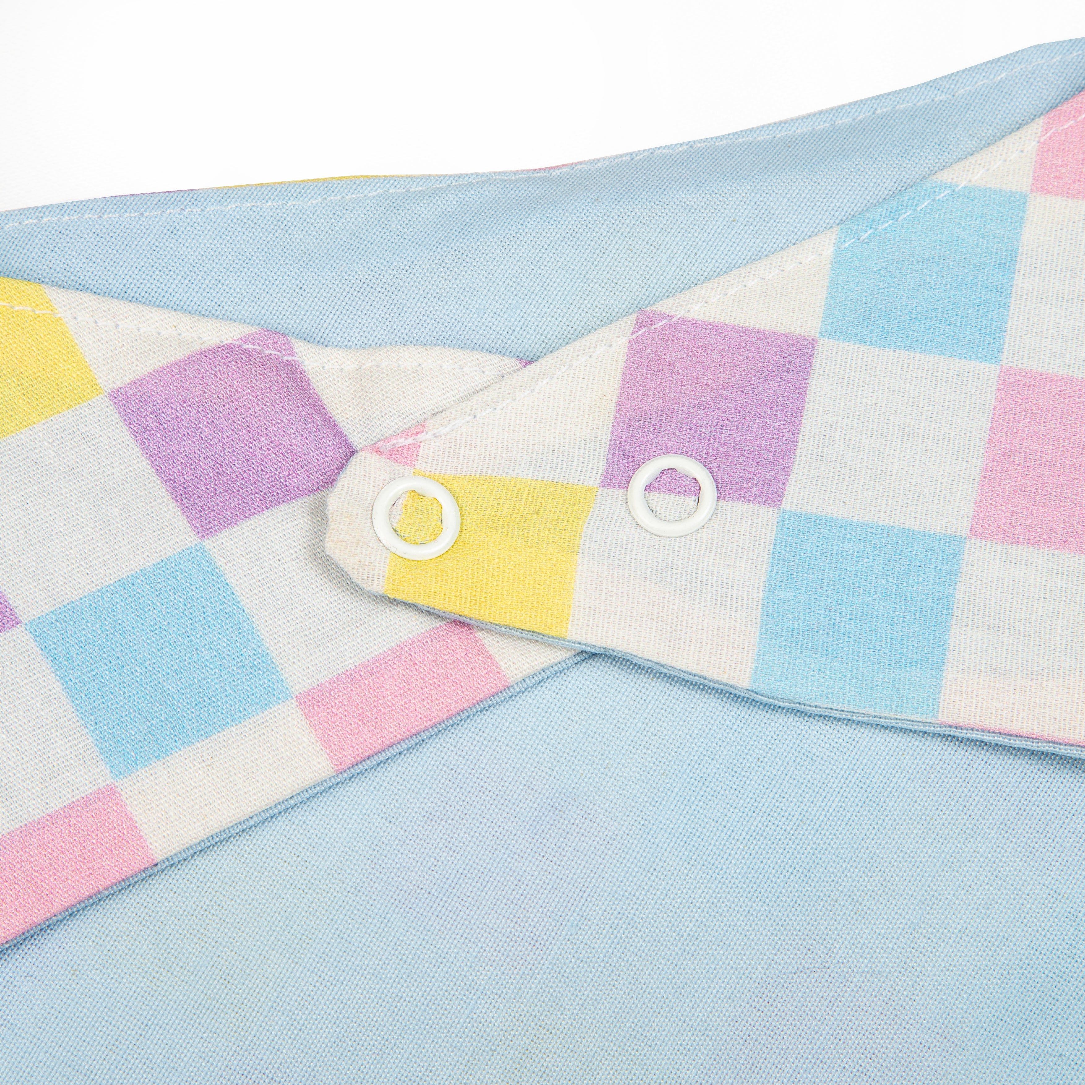 Spring Checkered Dog Bandana - Bright and Colorful image 3