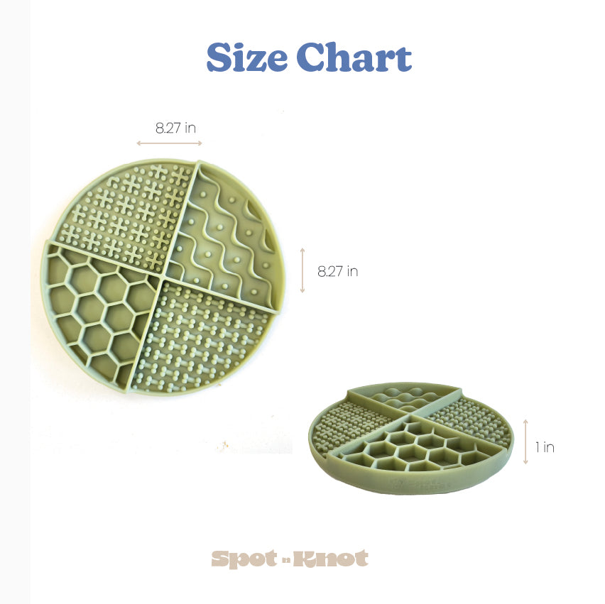 Silicone Lick Mat - Slow Feeder | 4 texture Puzzle Feeder for Dogs and Cats image 2
