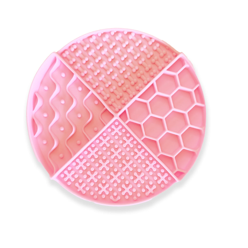 Slow Feeder Lick Mat for Dogs & Cats – Silicone Mat with 4 Stimulating Textures
