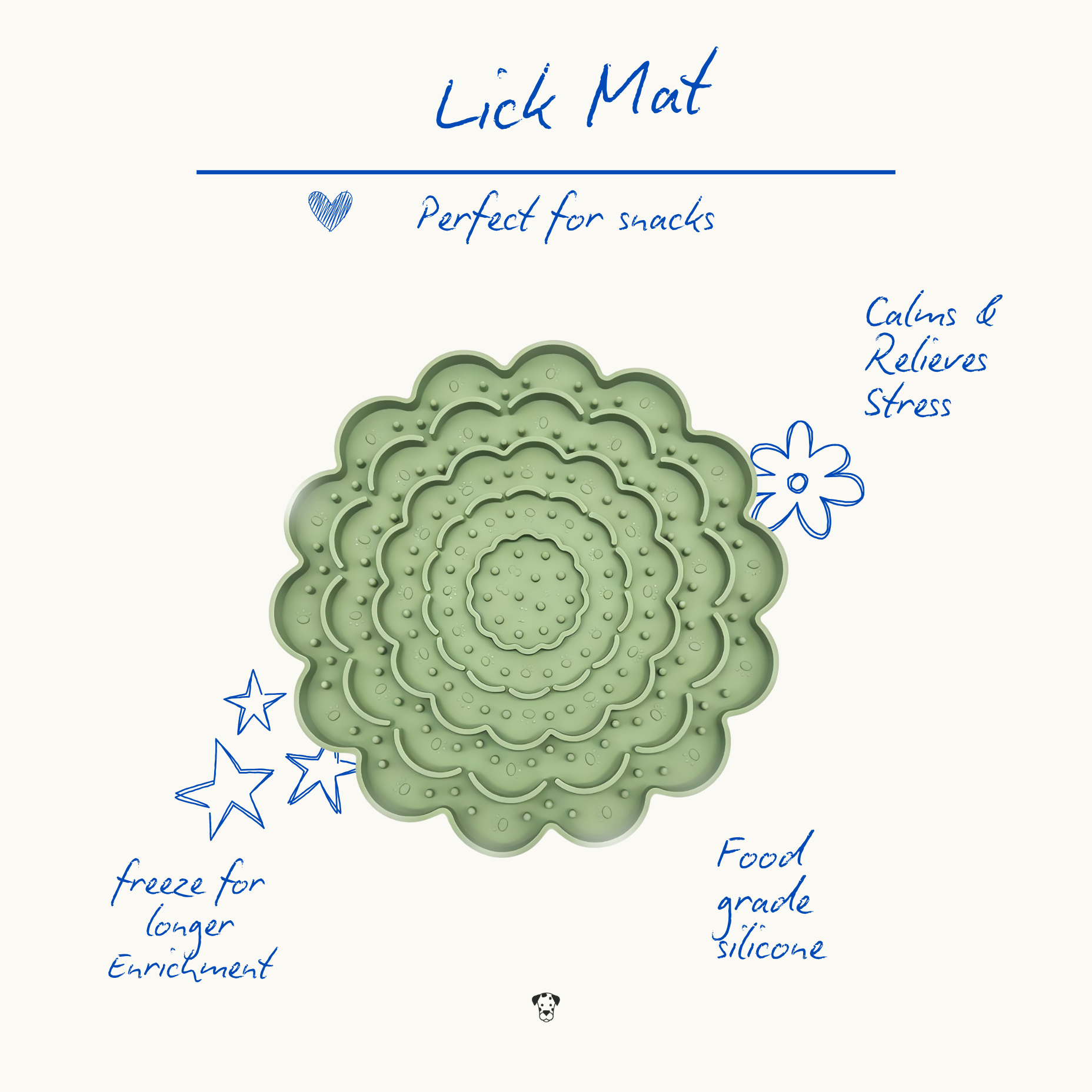 Flower Lick Mat | Dogs & Cats