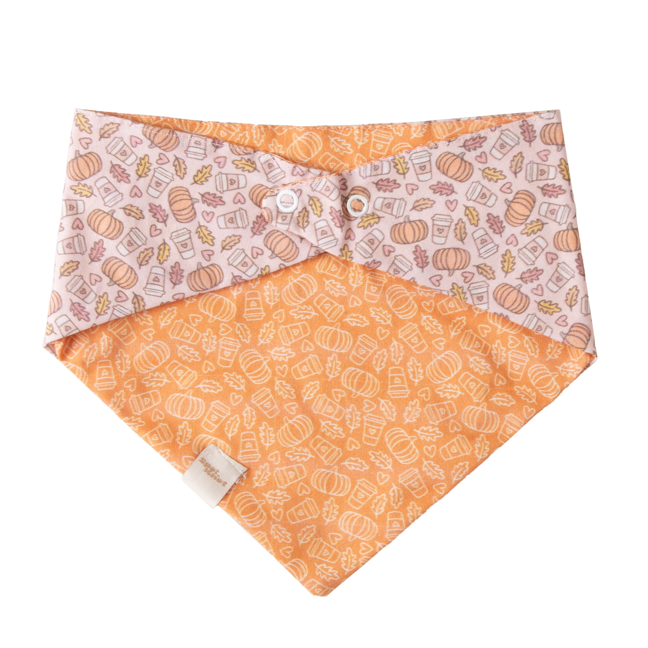 Pet Bandana Fall Pumpkin Spice | Autumn Collection Reversible image 7