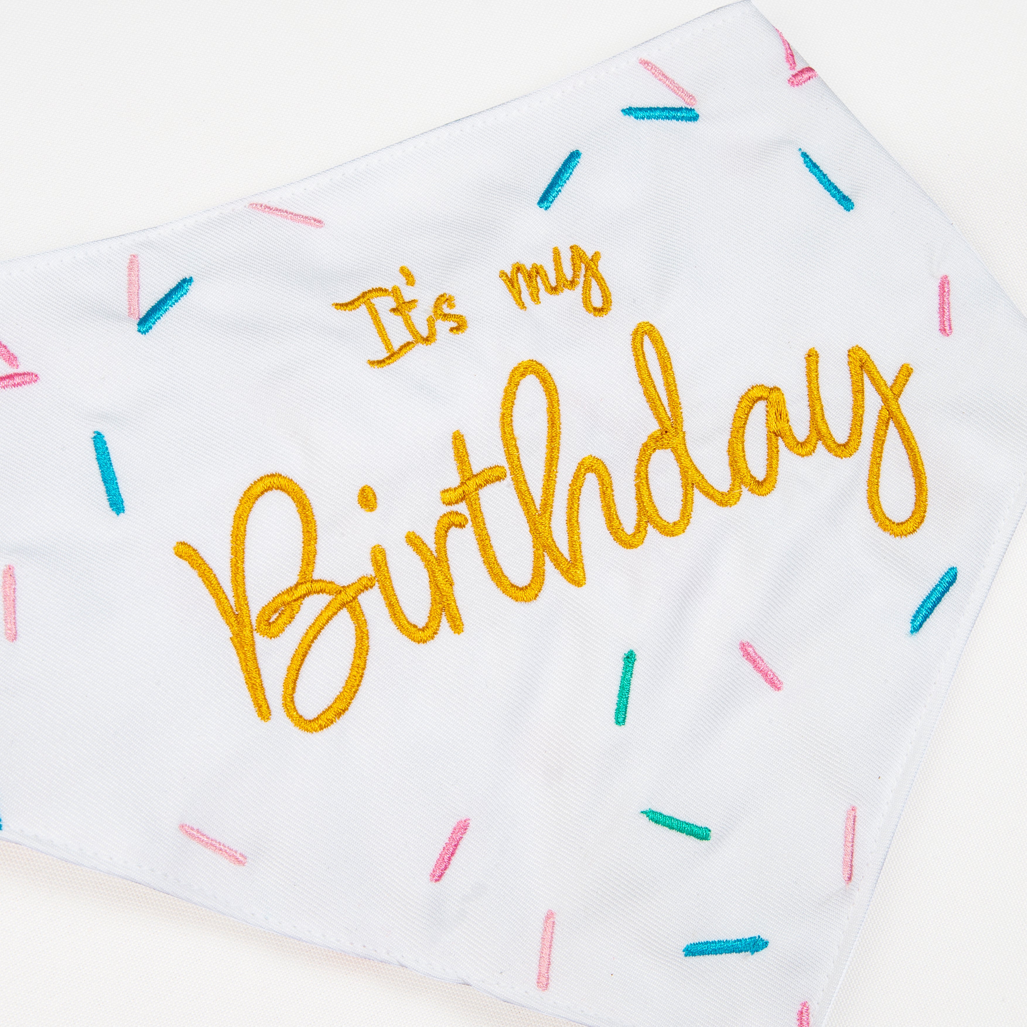 Pawty Time Birthday Bandana for Dogs Colorful image 5