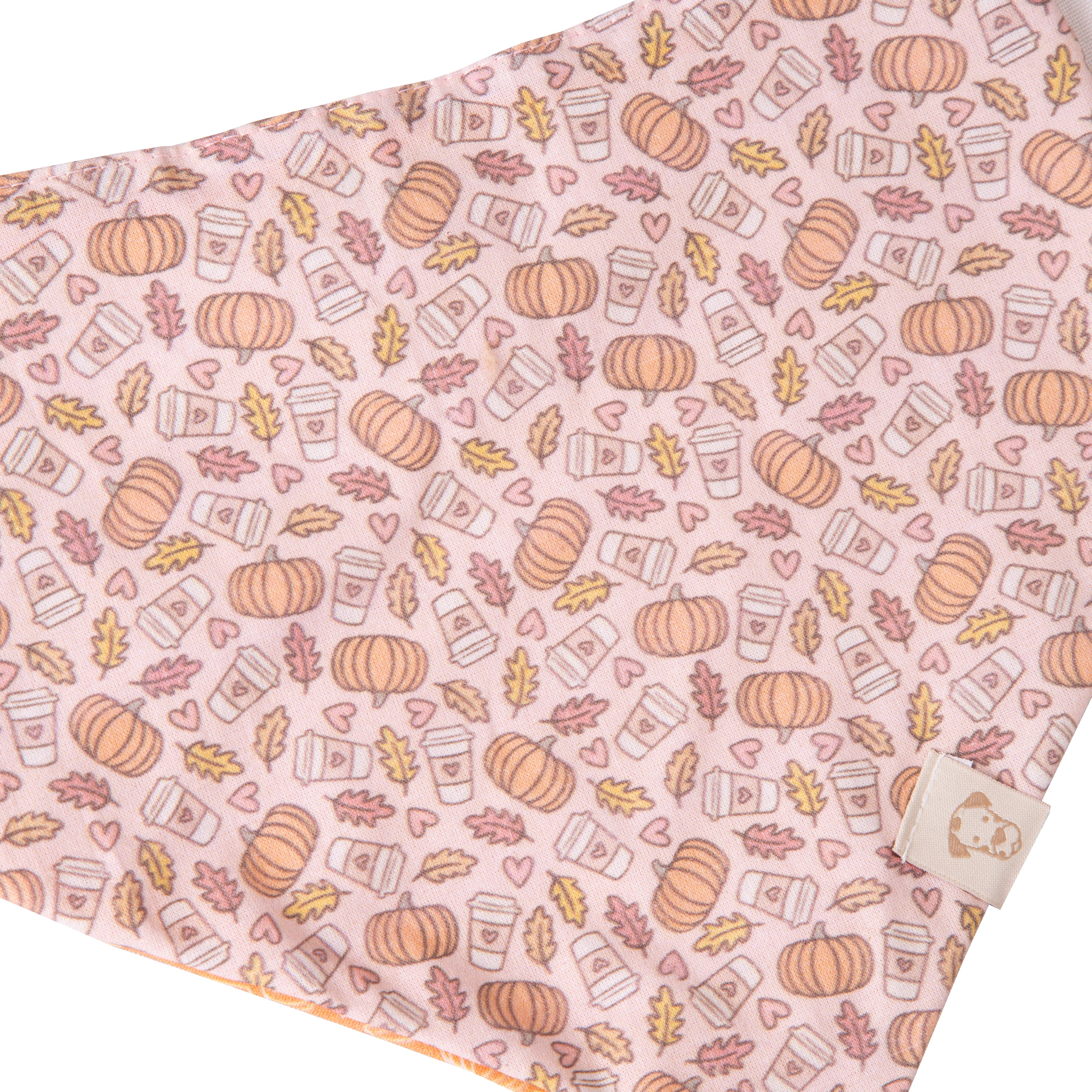 Pet Bandana Fall Pumpkin Spice | Autumn Collection Reversible image 8