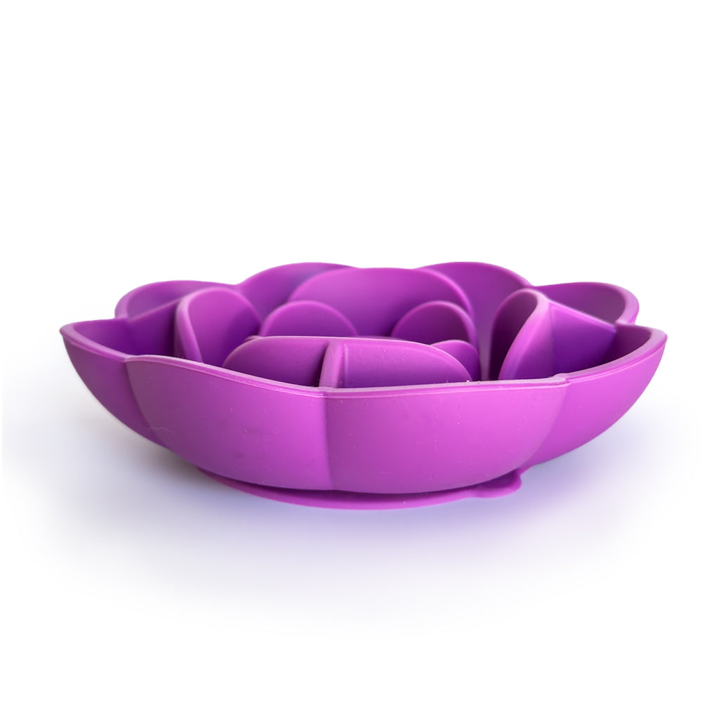 Slow Feeder Bowl Flower with Suction Cup Base | Silicone Puzzle Feeder for Dogs and Cats | BPA Free image 6