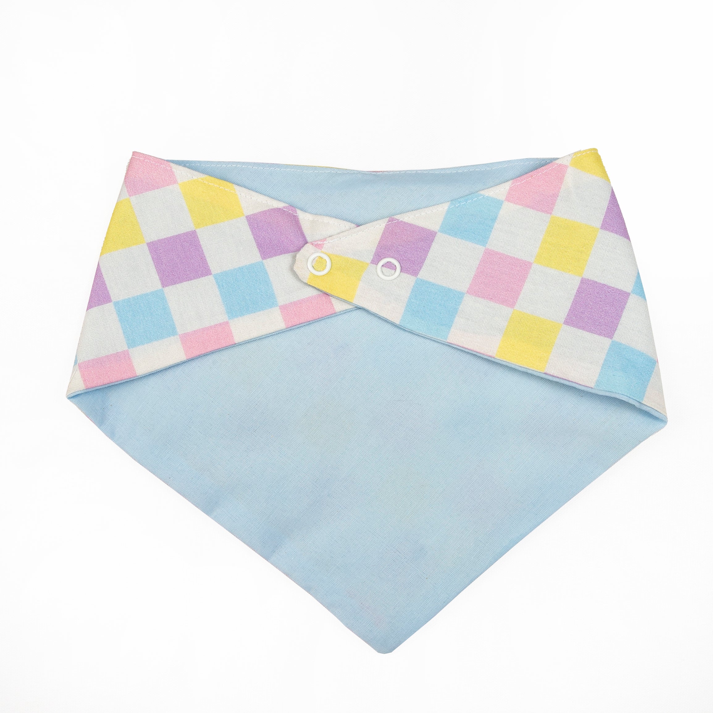 Spring Checkered Dog Bandana - Bright and Colorful image 2