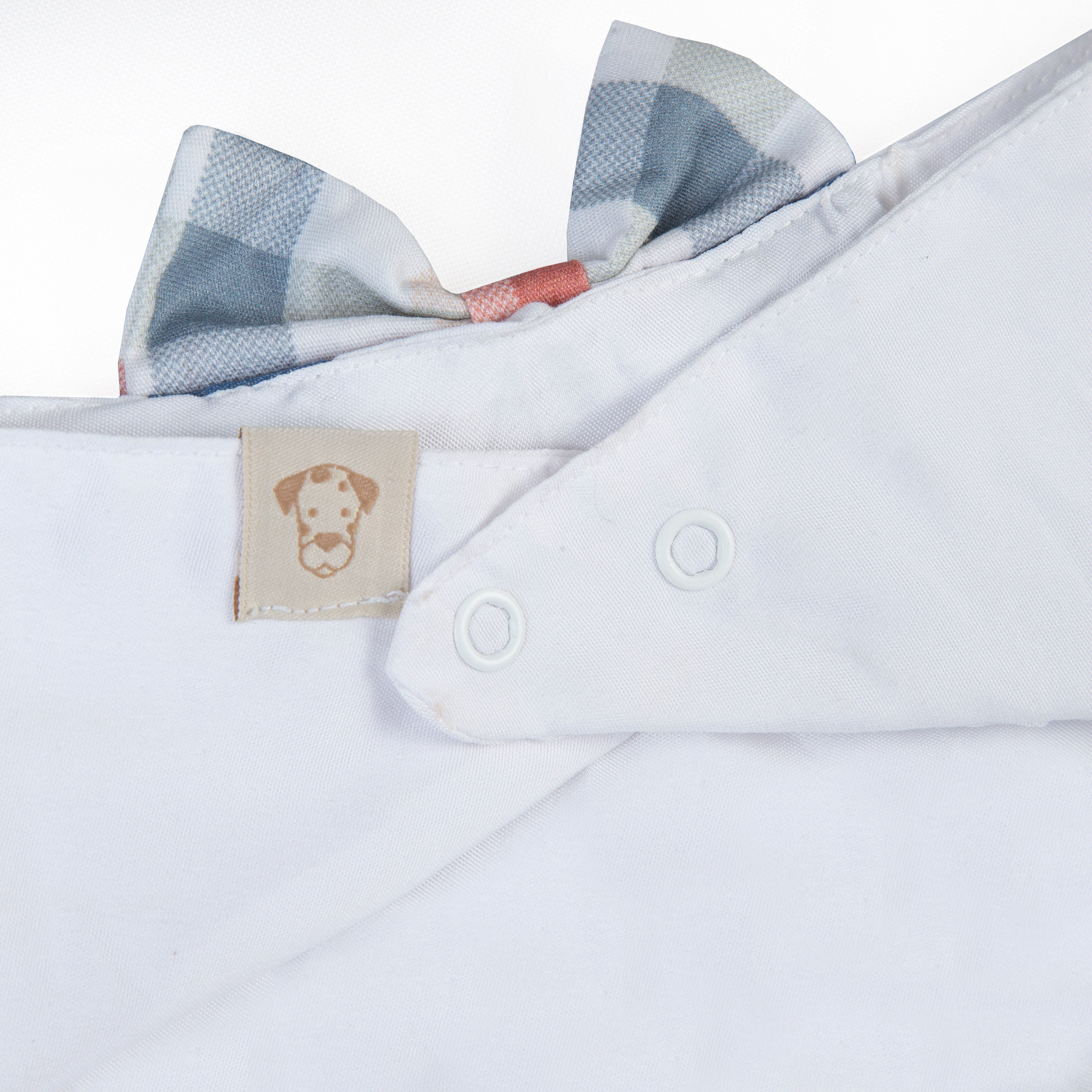 Dog Bandana Denim Suspender | Blooming Collection image 3