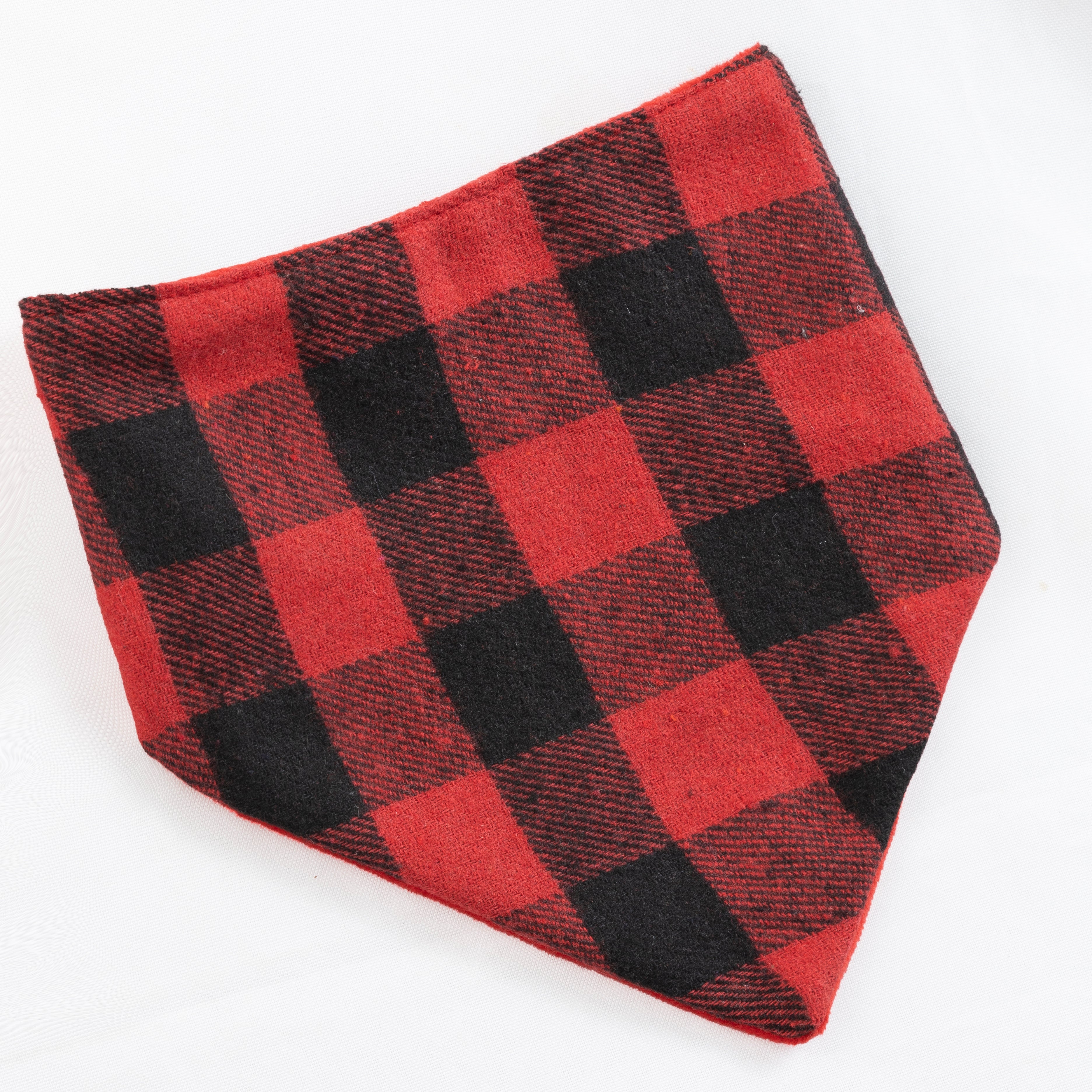 Pet Bandana I Ate Santas Cookies Checkered Reversible | Christmas image 4