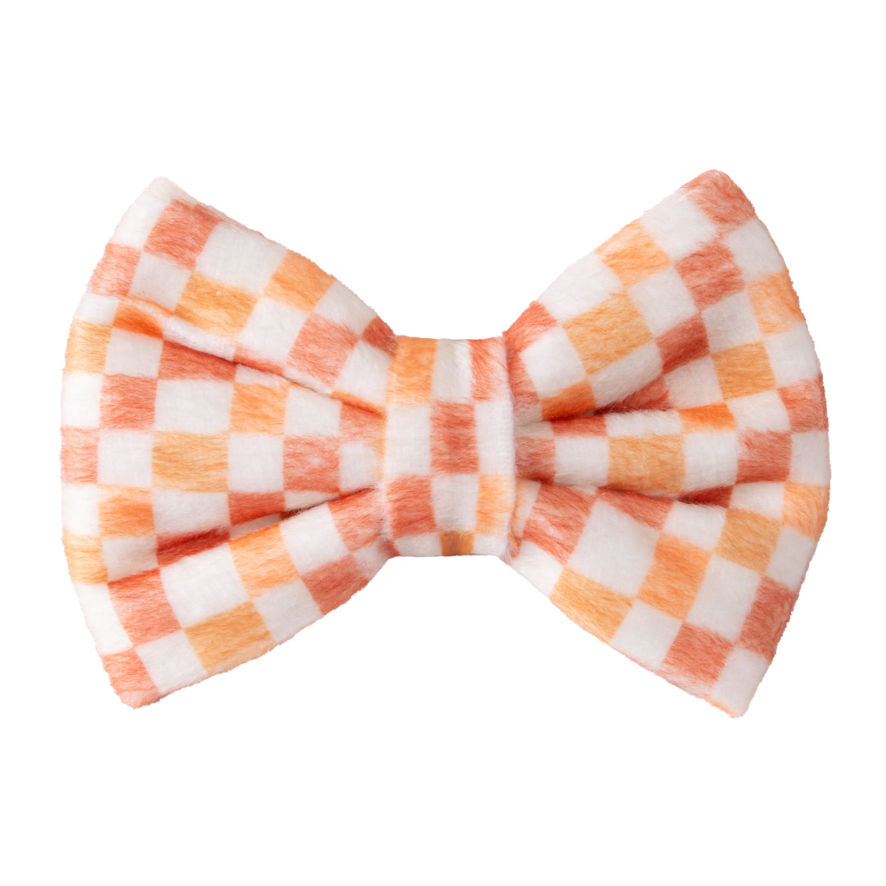 Dog Bow Tie Halloween Checkered | Autumn Collection - Fall (Slip on collar) image 0