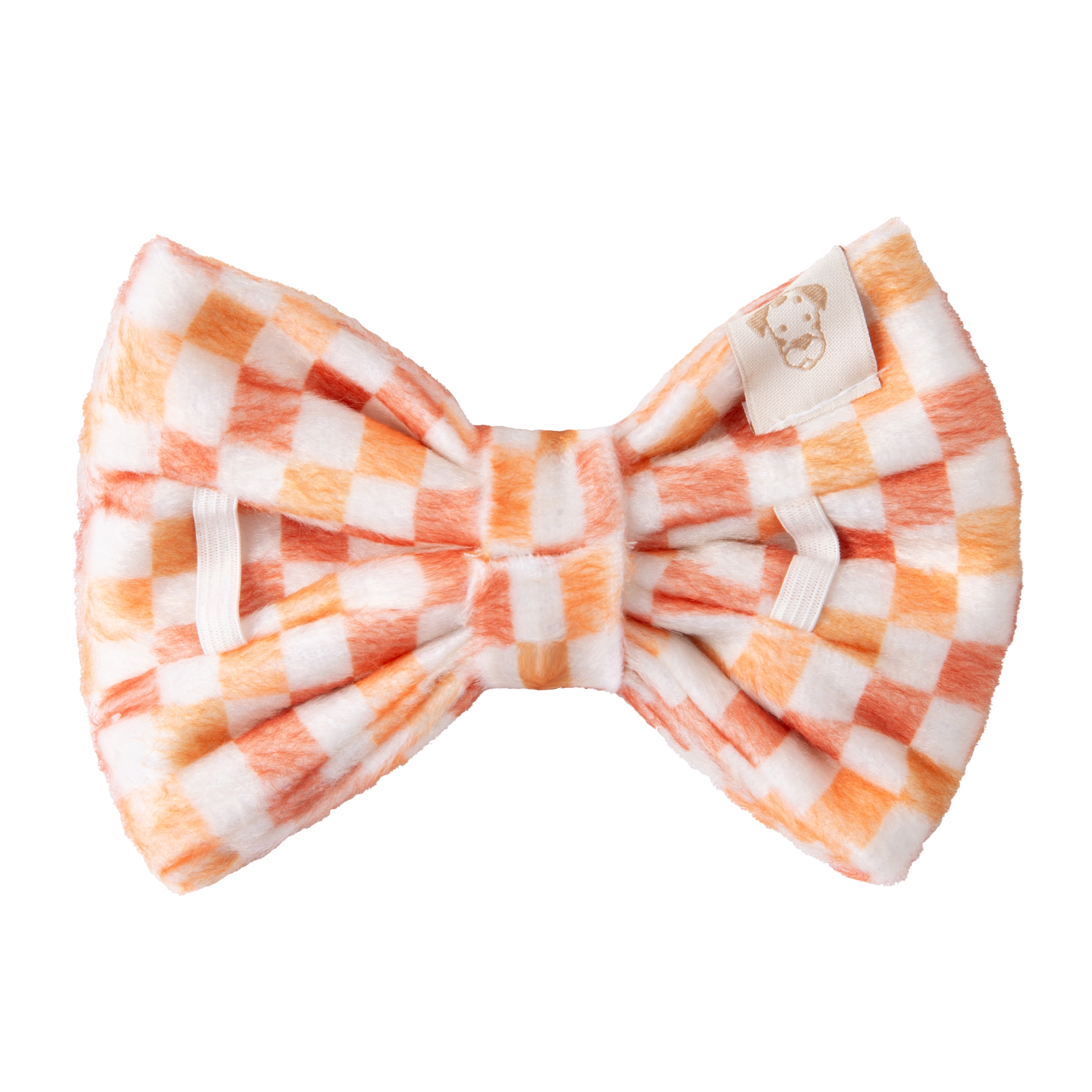 Dog Bow Tie Halloween Checkered | Autumn Collection - Fall (Slip on collar) image 3