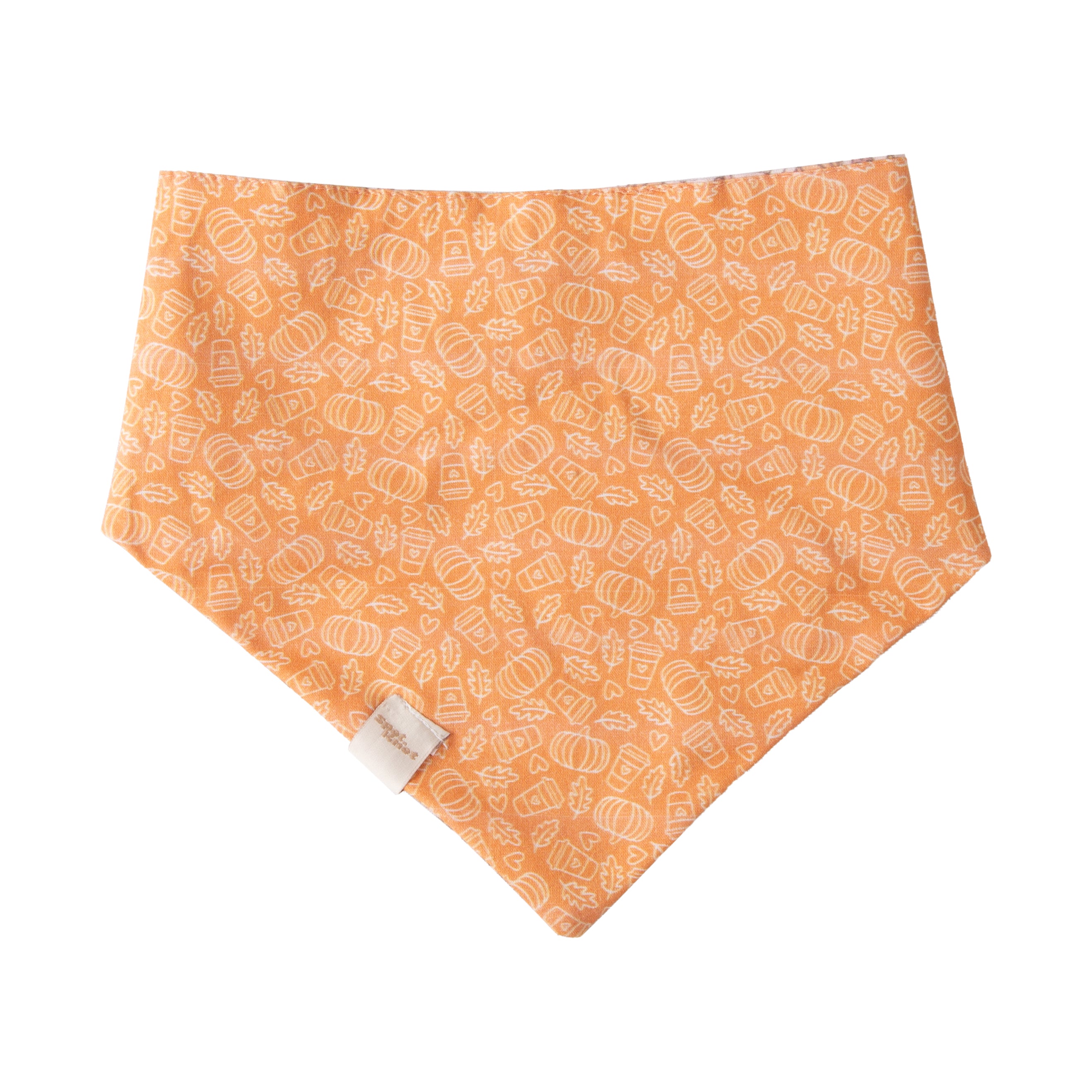 Pet Bandana Fall Pumpkin Spice | Autumn Collection Reversible image 6