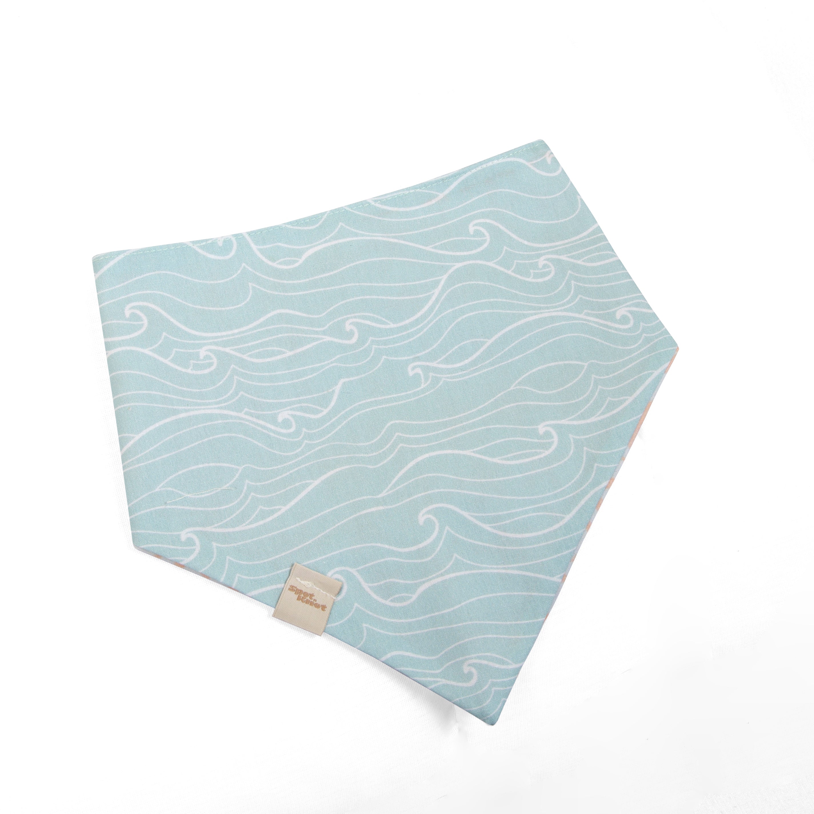 Dog & Cat Bandana Waves and Starfish | Sunny Day Collection - Summer (Double Sides & Snap on) image 7