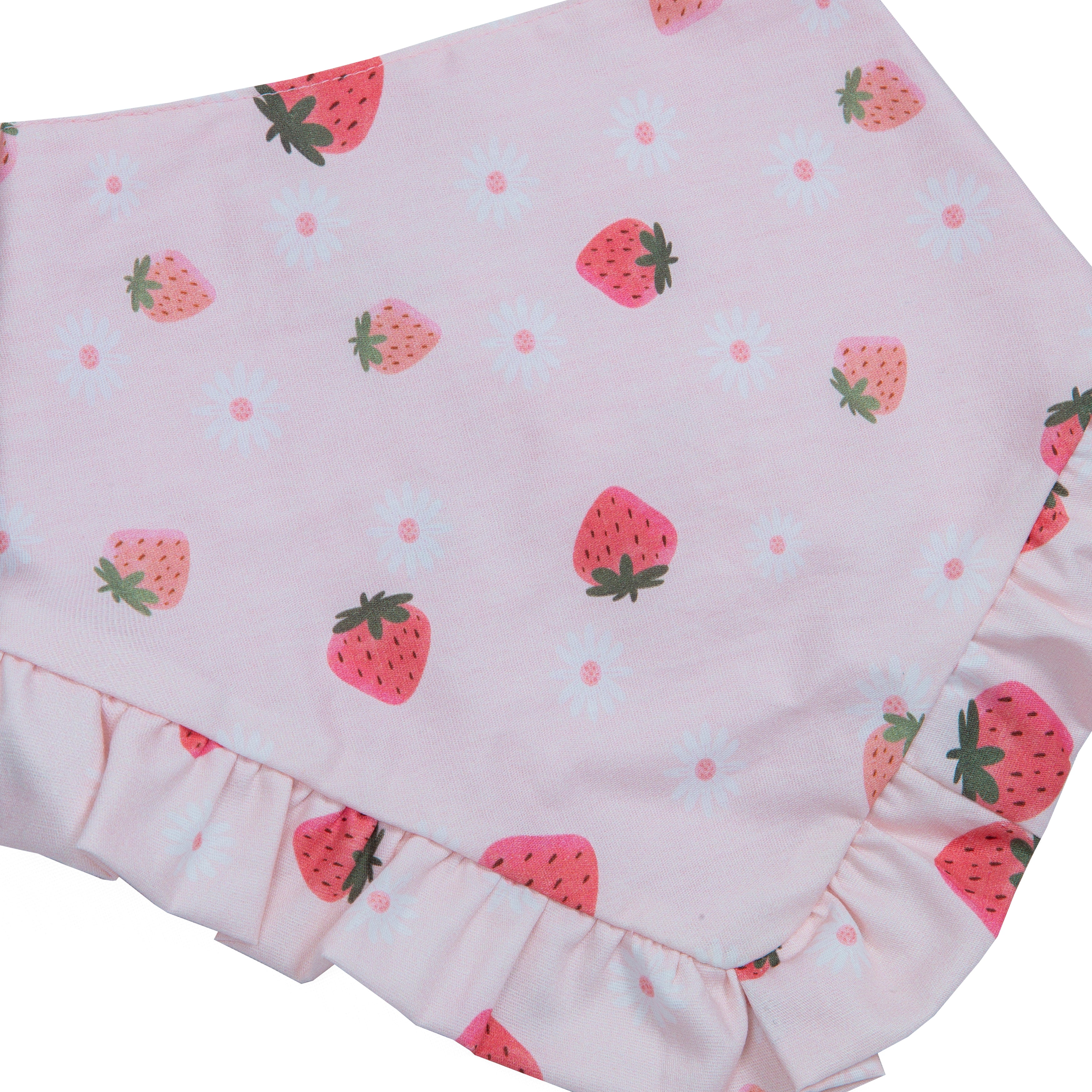 Pet Bandana Strawberry Field Skirt / Ruffle | Sunny Days Collection - Summer (Reversible) image 2