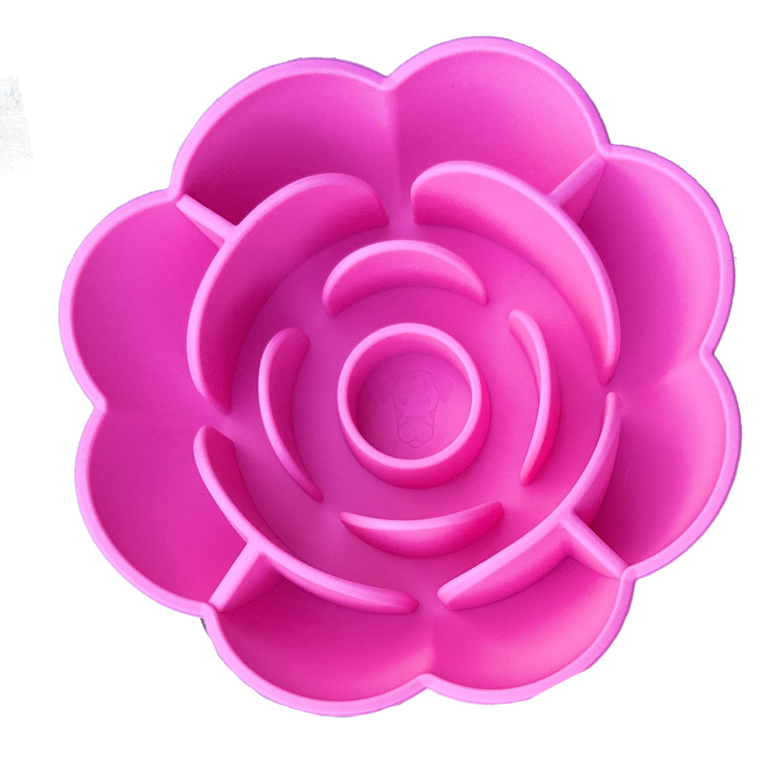 Slow Feeder Dog Bowl Flower Silicone