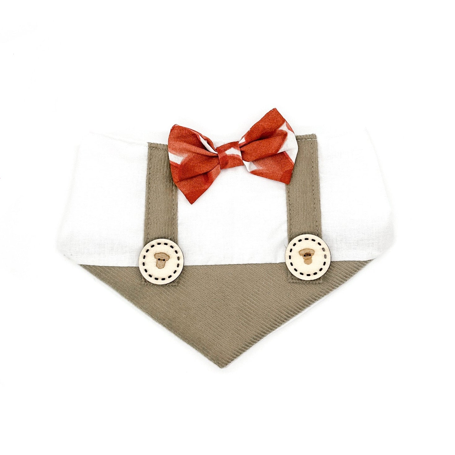 Dog Bandana Love Suspender | Valentines Day image 0