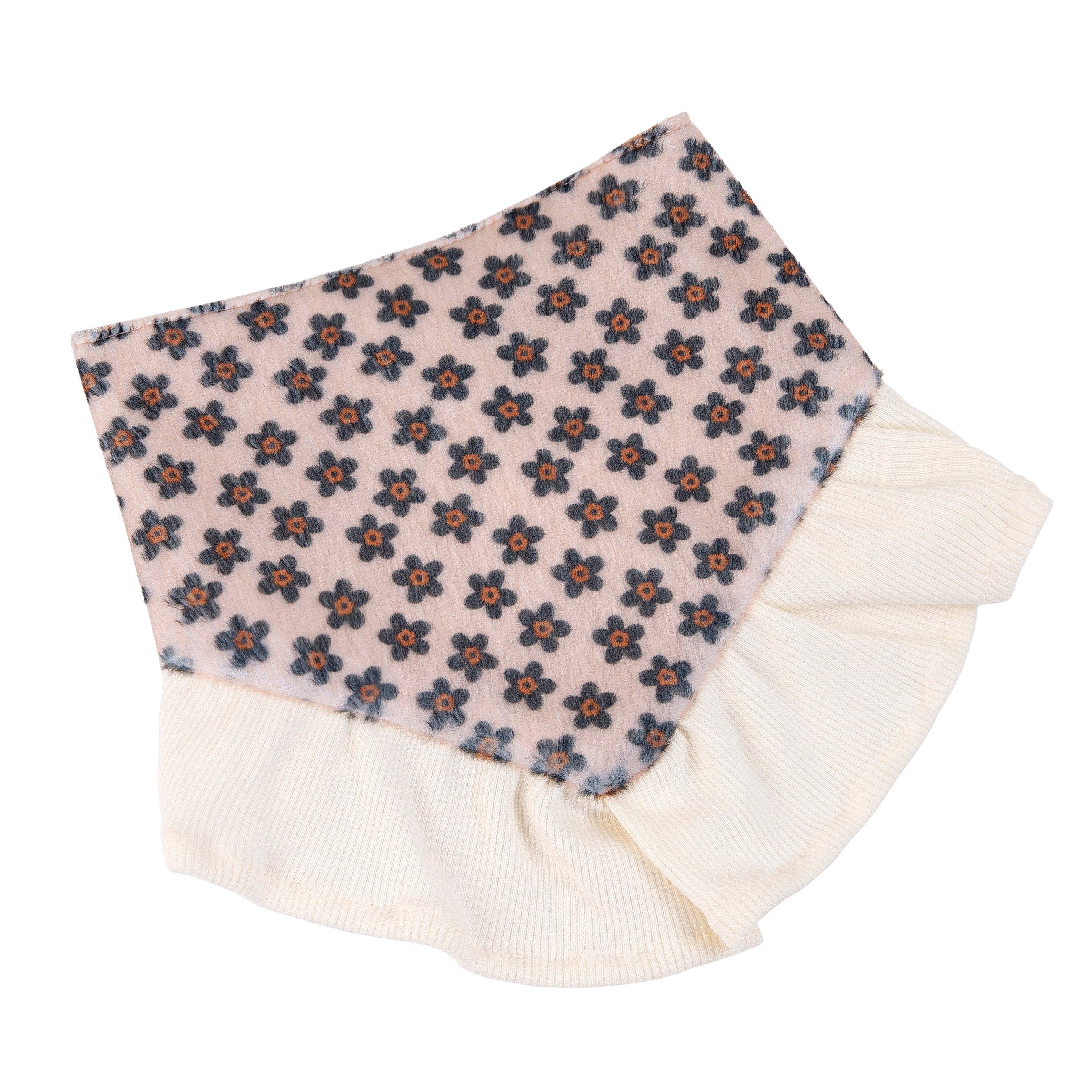 Pet Bandana Ruffles Flower Fall | Reversible image 1