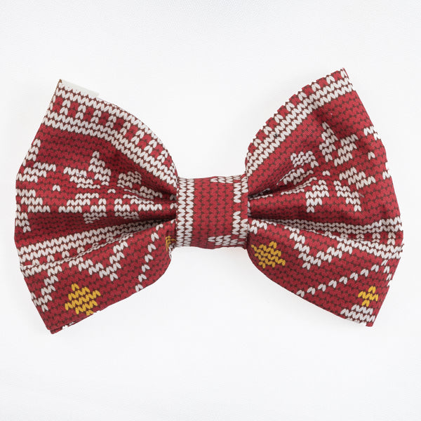 Holiday Cheer Pet Bowtie Christmas (Slip on collar) image 0