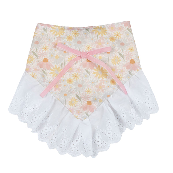 Pet Bandana Flower Field Bow | Ruffles image 0