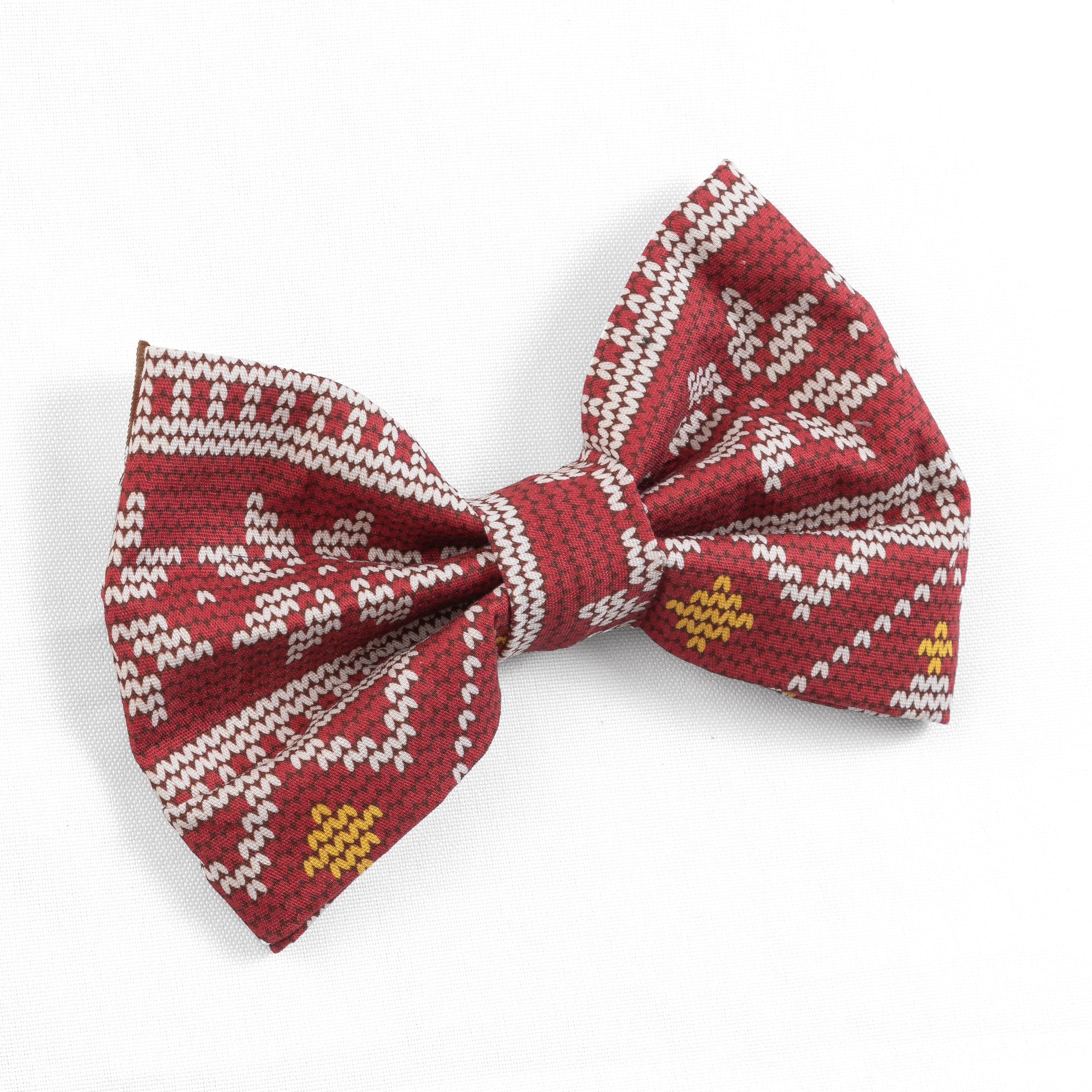Holiday Cheer Pet Bowtie Christmas (Slip on collar) image 1