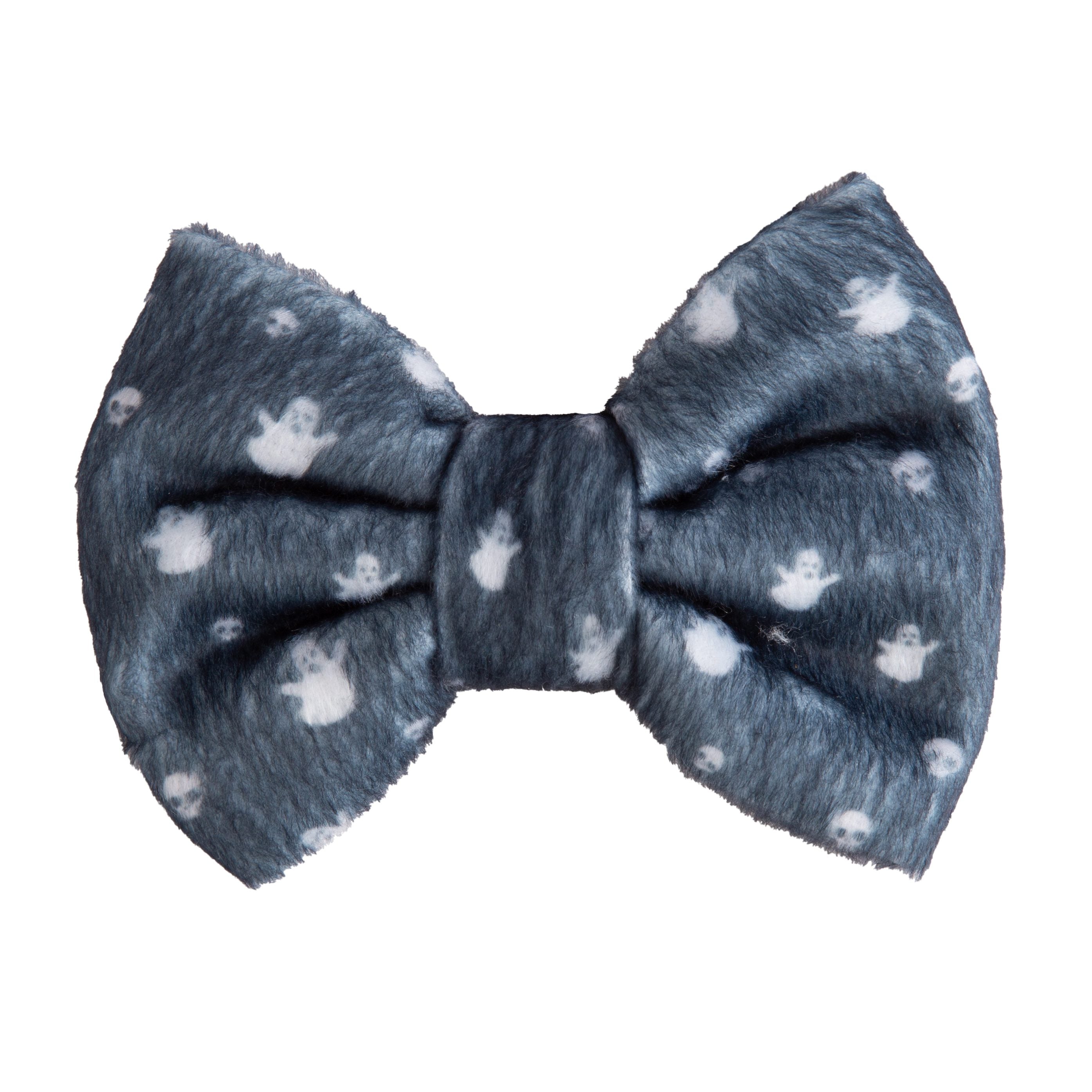Dog Bow Tie Halloween Ghost | Autumn Collection - Fall (Slip on collar) image 0