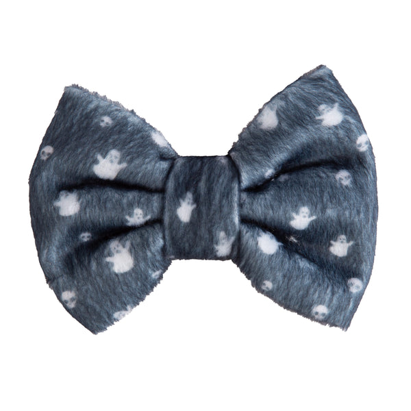 Dog Bow Tie Halloween Ghost | Autumn Collection - Fall (Slip on collar) image 0
