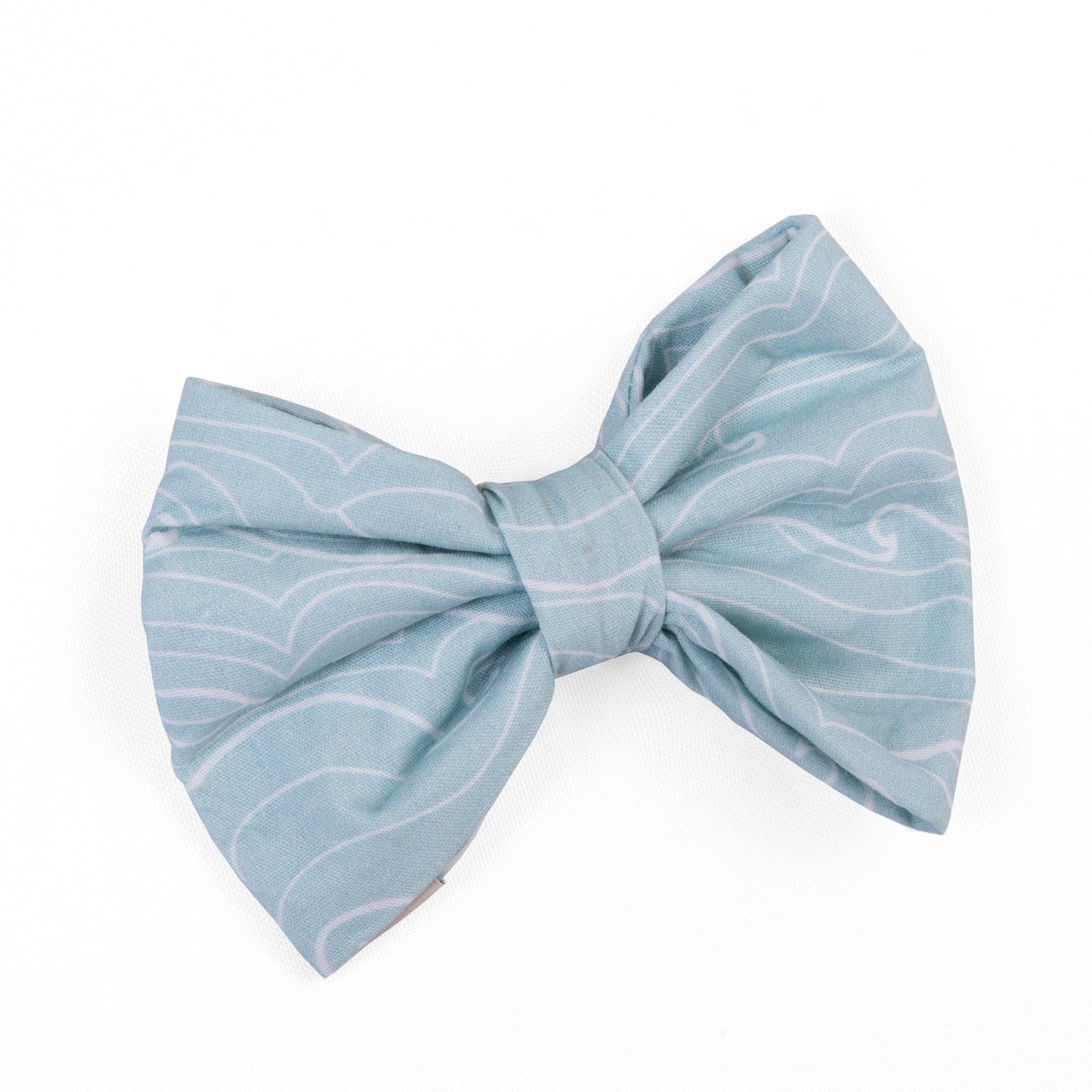Dog Bow Tie Waves | Sunny Day Collection - Summer (Slip on collar) image 2