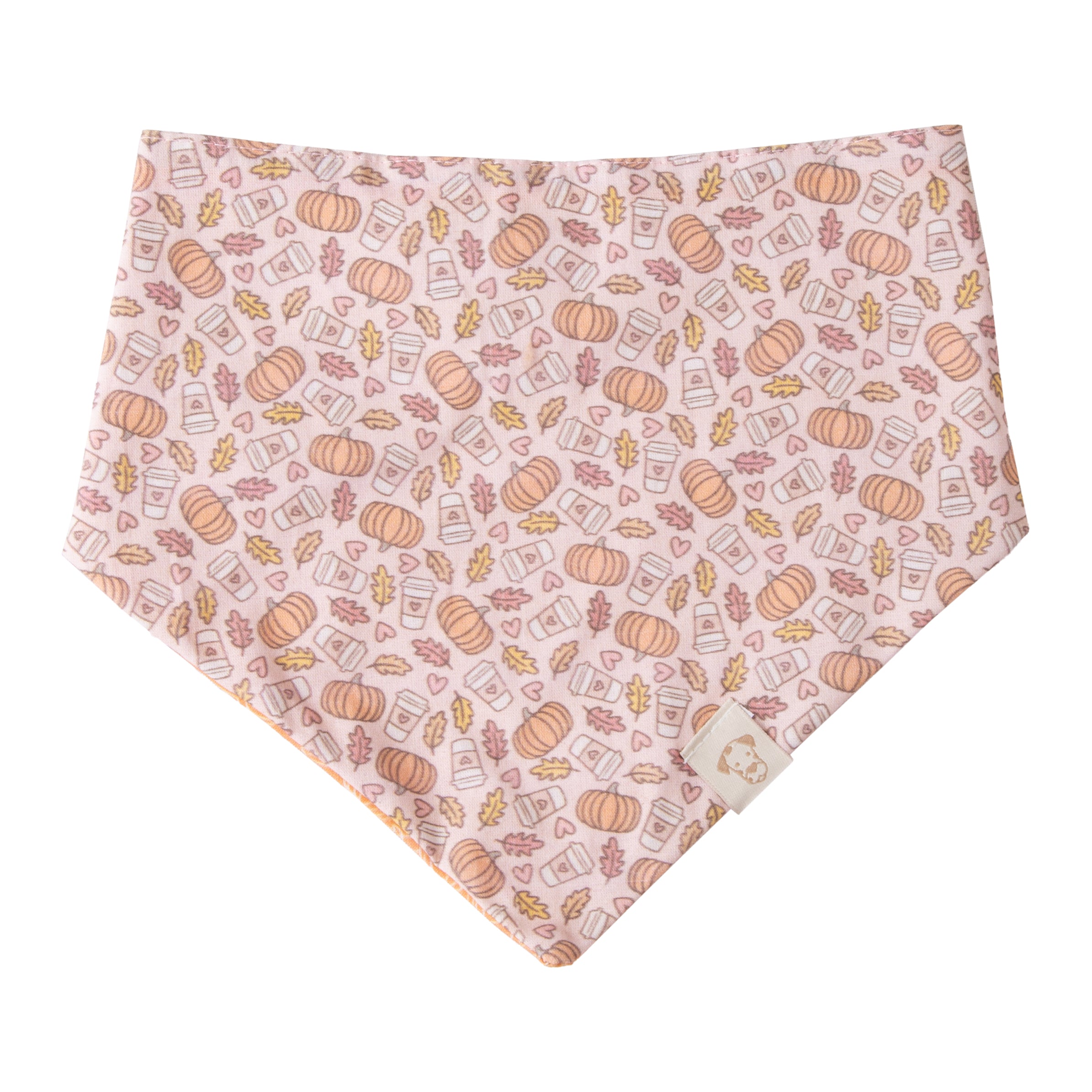 Pet Bandana Fall Pumpkin Spice | Autumn Collection Reversible image 0