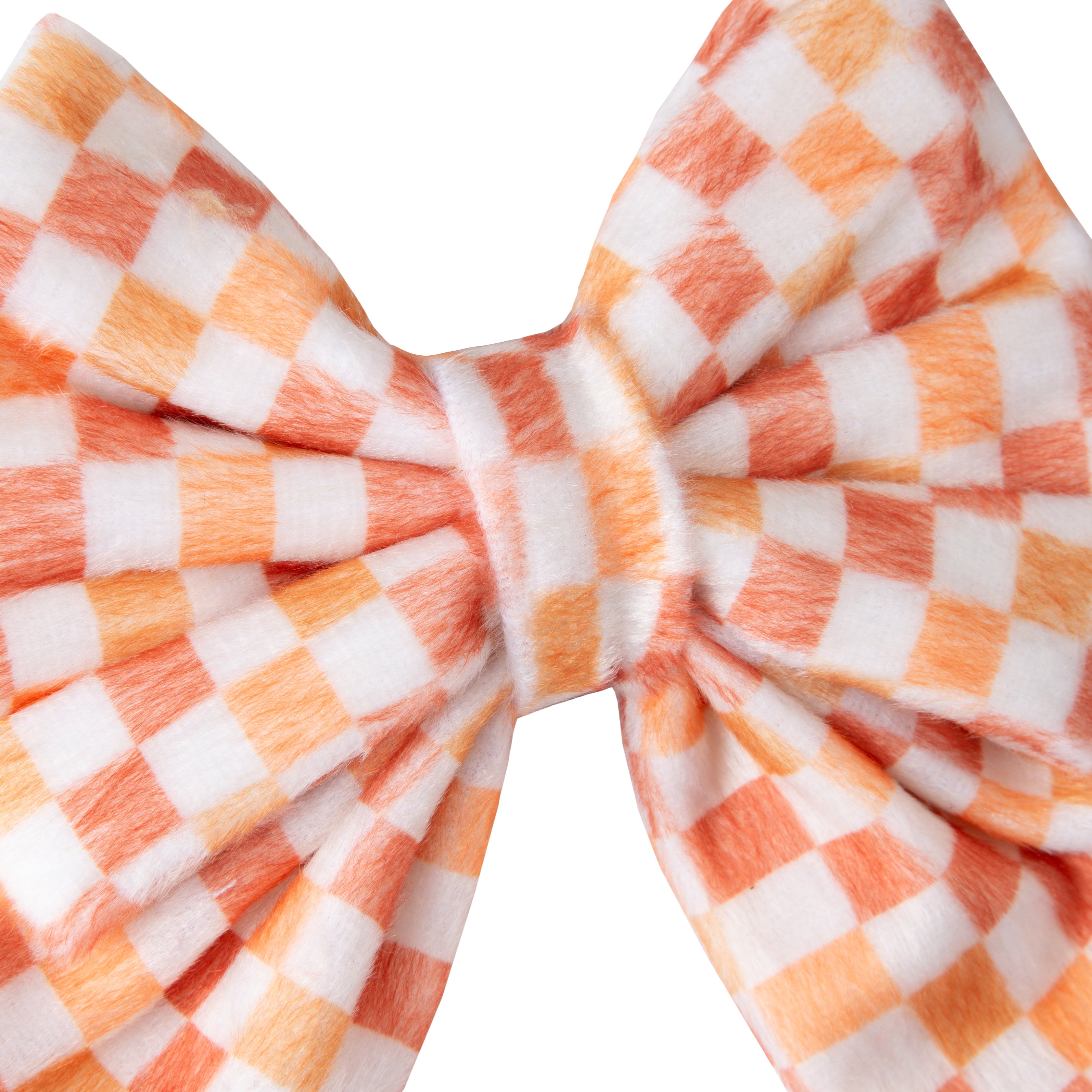 Dog Sailor Bow Checkered | Autumn Collection - Fall (Slip on collar) image 1