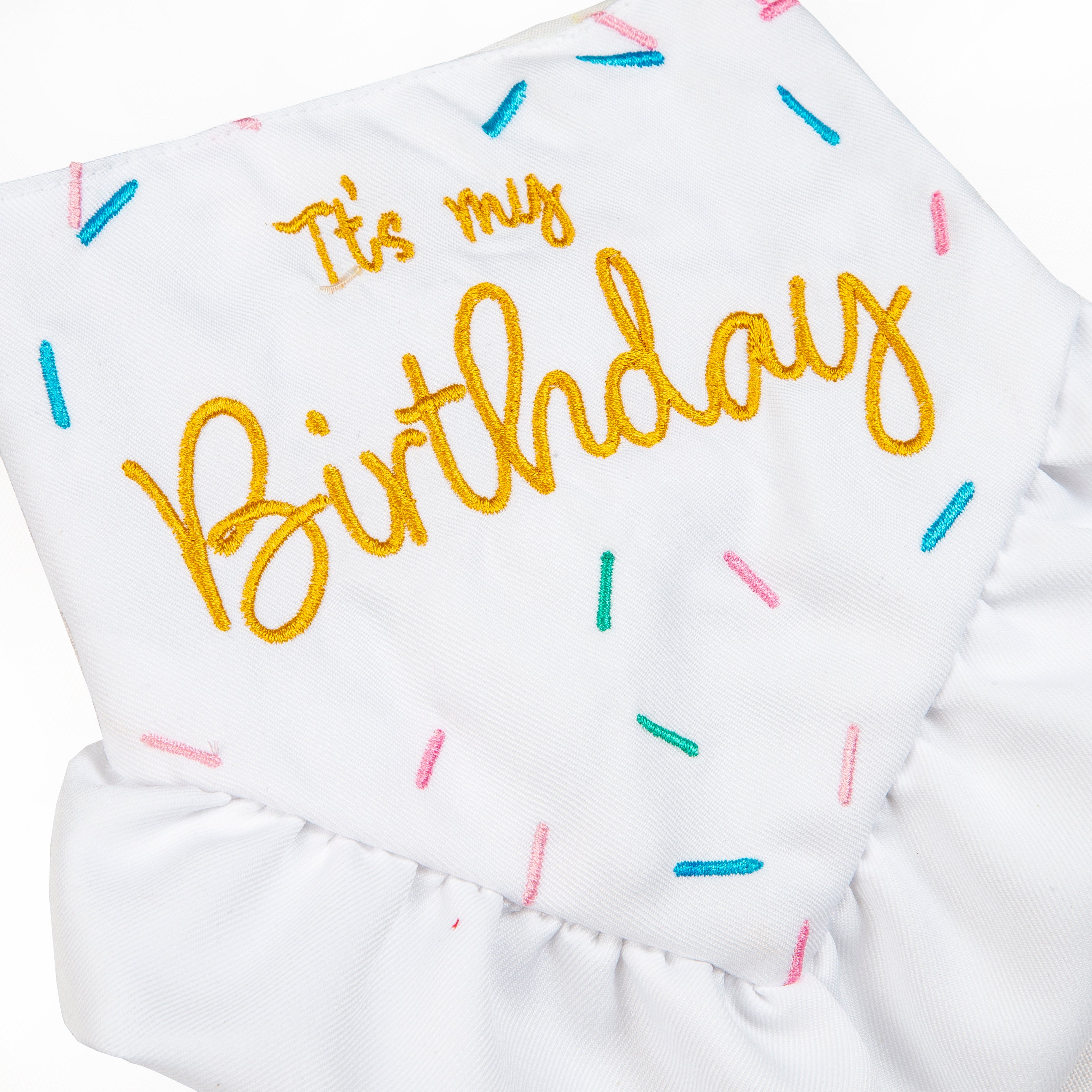 Bandana Pawty Time Skirt Birthday for Dogs Colorful image 1