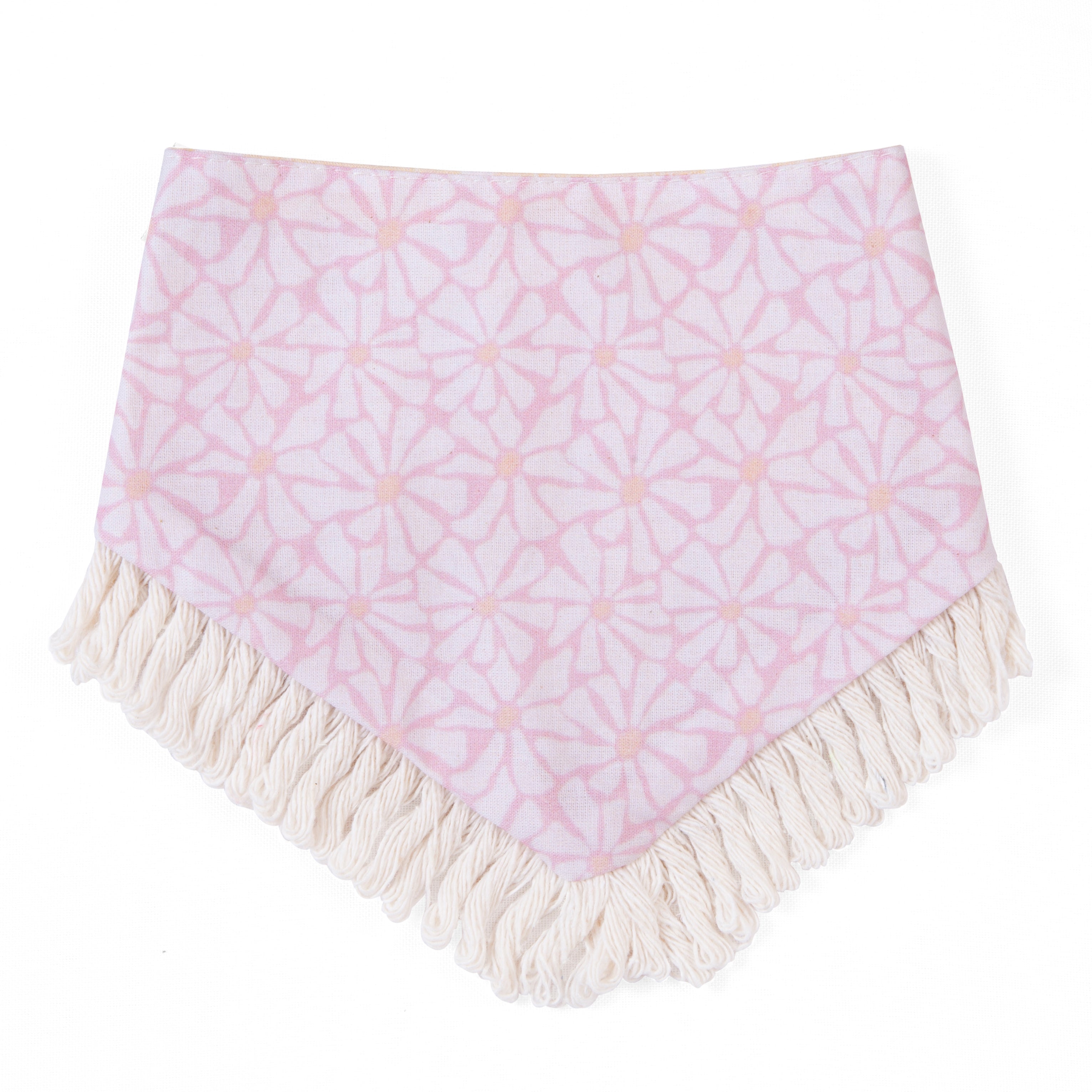 Boho Pet Bandana Sun and Flower | Sunny Day Collection - Dog & Cat (Double Sides & Snap on) image 0