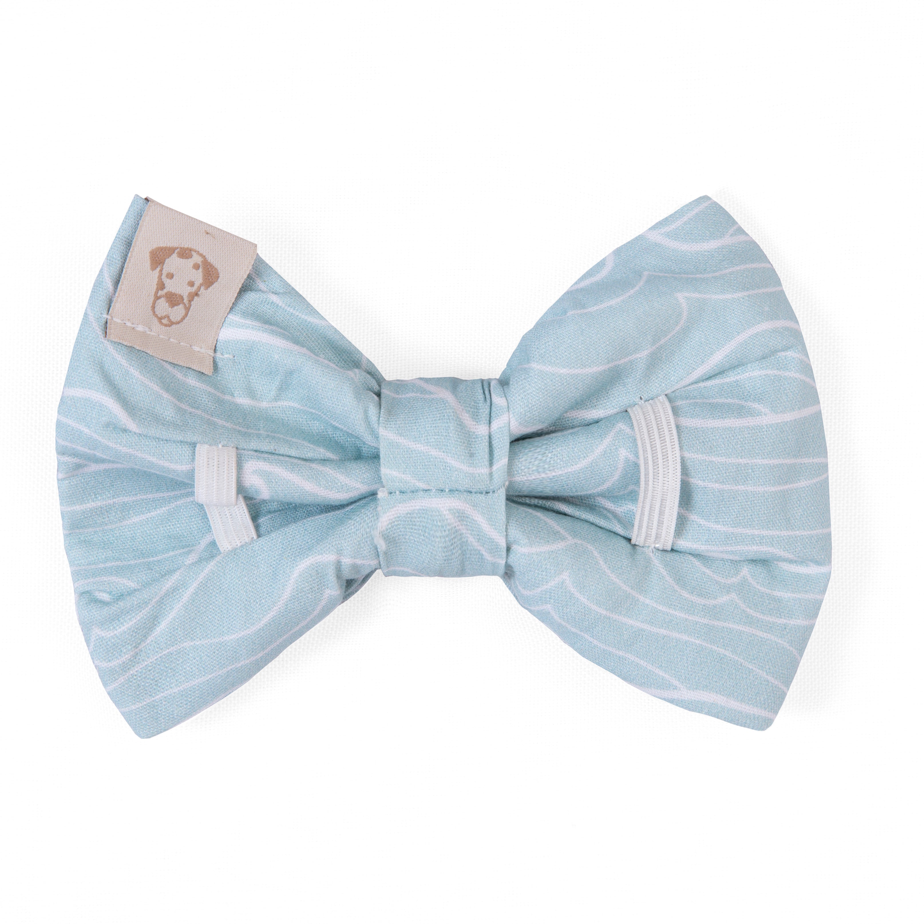 Dog Bow Tie Waves | Sunny Day Collection - Summer (Slip on collar) image 3
