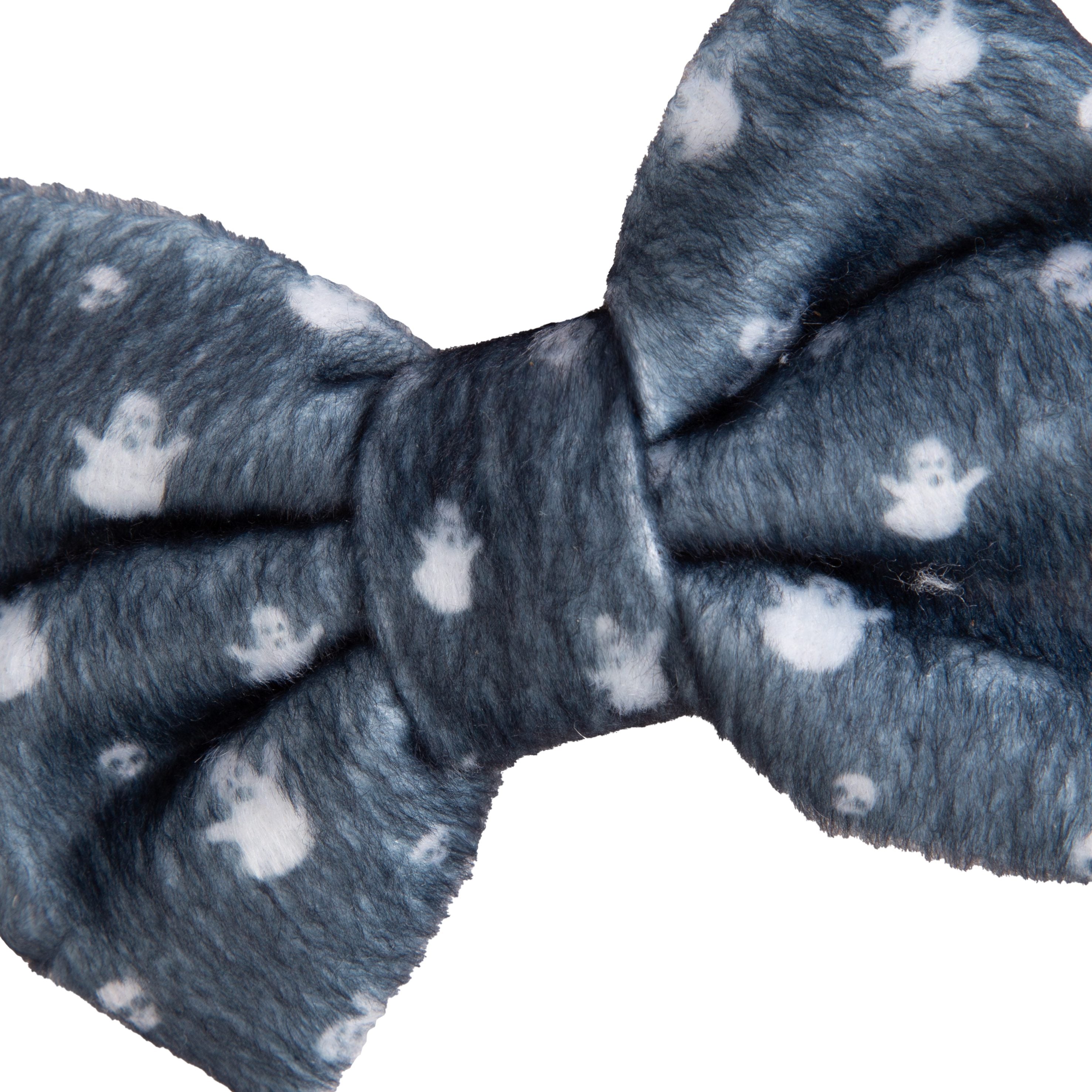 Dog Bow Tie Halloween Ghost | Autumn Collection - Fall (Slip on collar) image 1