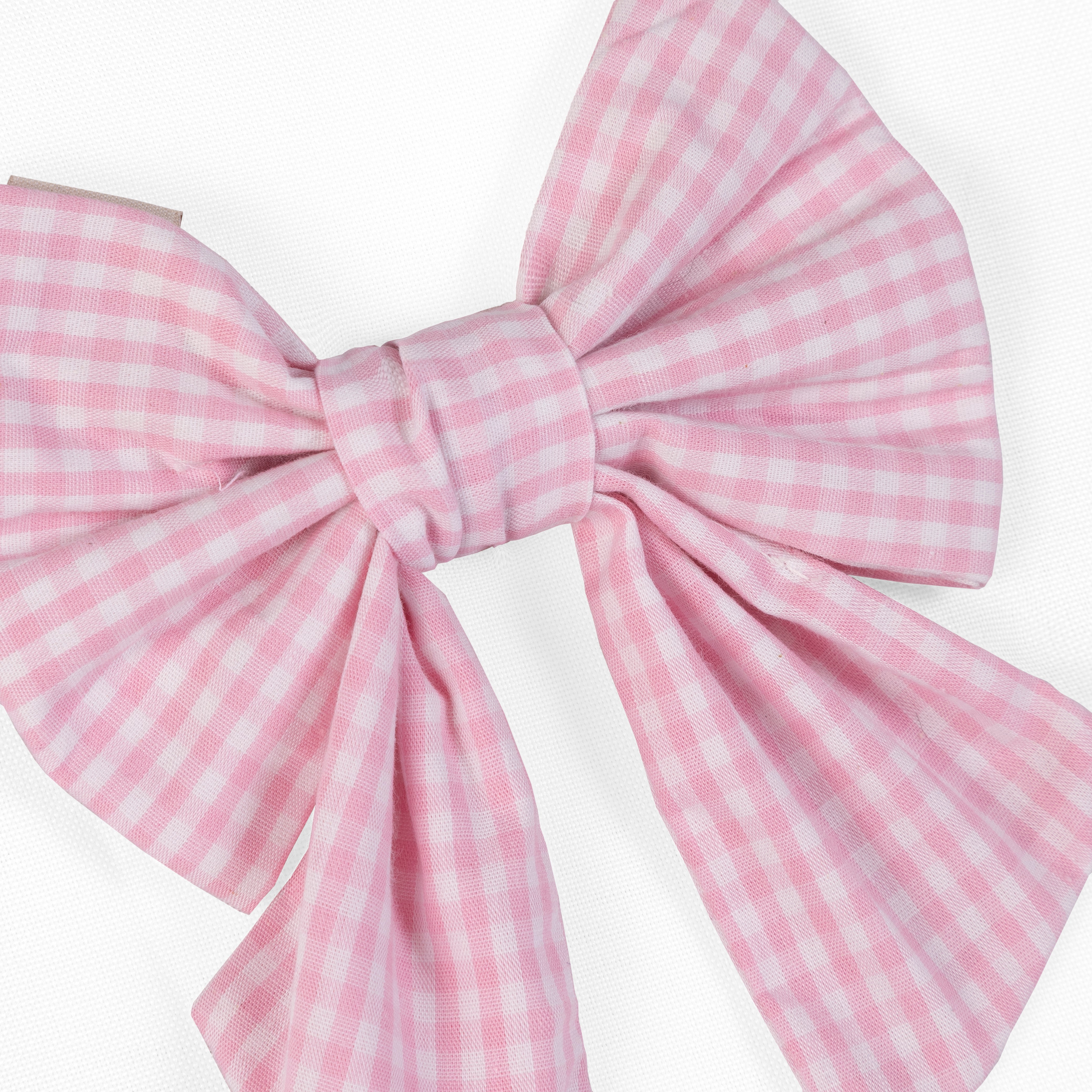 Pet Sailor Bow Coquette | Pink Gingham (Slip on collar) image 2