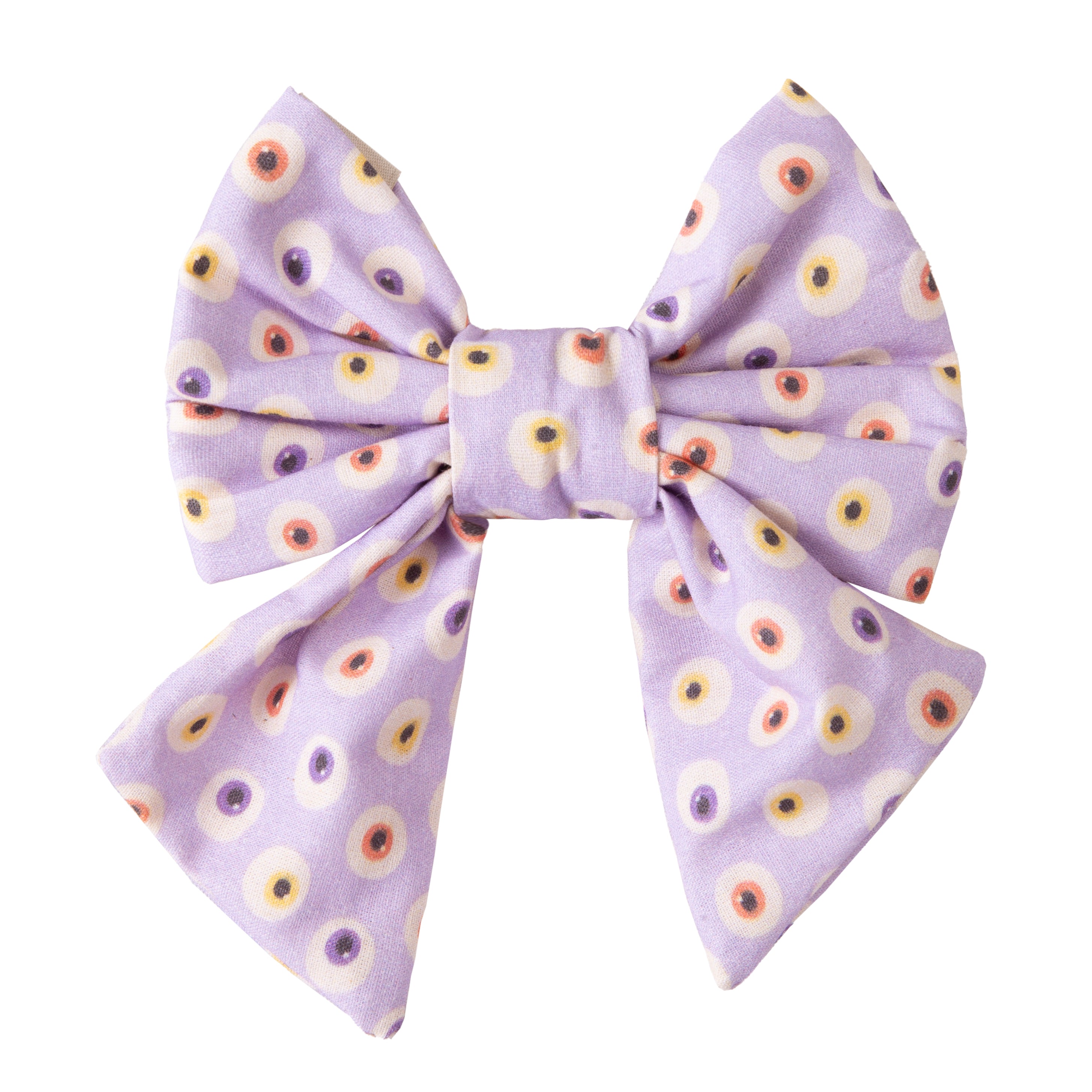 Dog Sailor Bow Halloween Eyes | Autumn Collection - Fall (Slip on collar) image 0