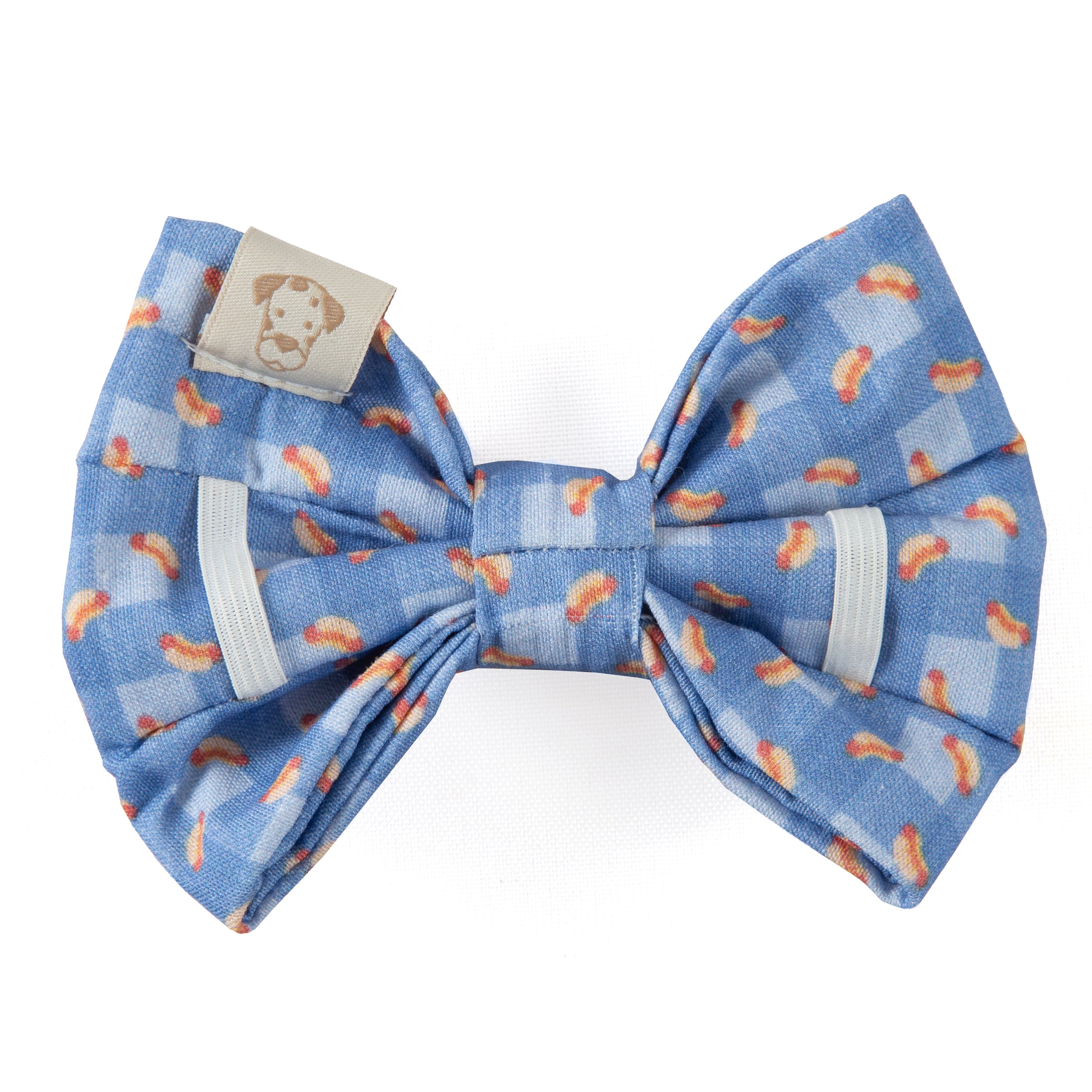 Pet Patriotic Bow Tie Hot Dog | Patriotic Collection 4 of july Dog & Cat image 1