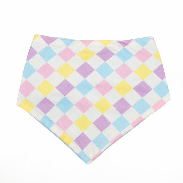 Spring Checkered Dog Bandana - Bright and Colorful image 0