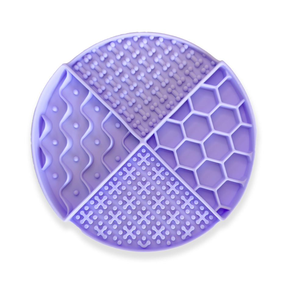 Slow Feeder Lick Mat for Dogs & Cats – Silicone Mat with 4 Stimulating Textures