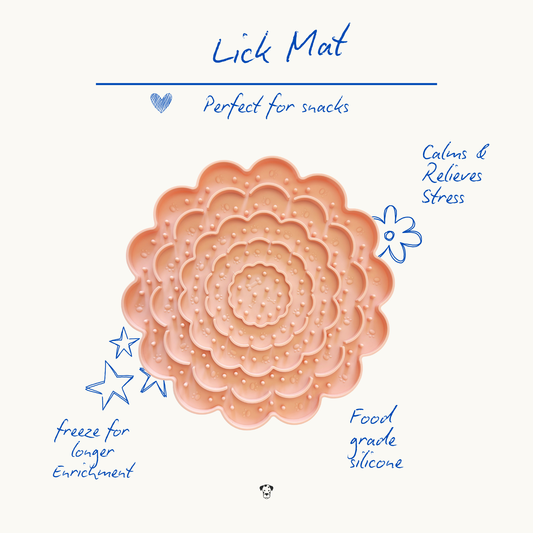 Flower Lick Mat | Dogs & Cats
