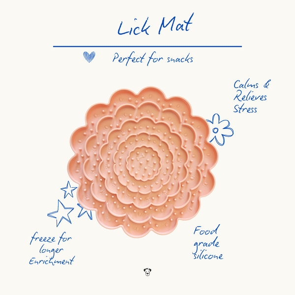 Flower Lick Mat | Dogs & Cats