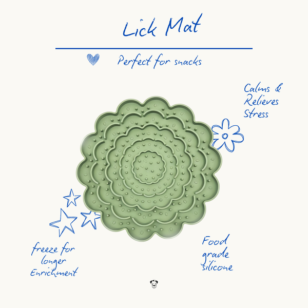 Flower Lick Mat | Dogs & Cats