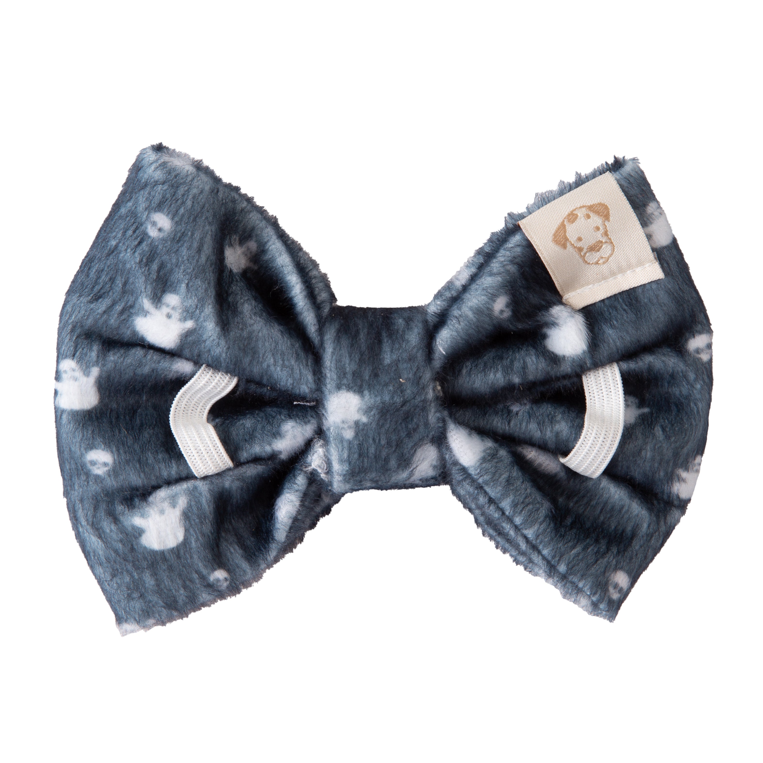 Dog Bow Tie Halloween Ghost | Autumn Collection - Fall (Slip on collar) image 2