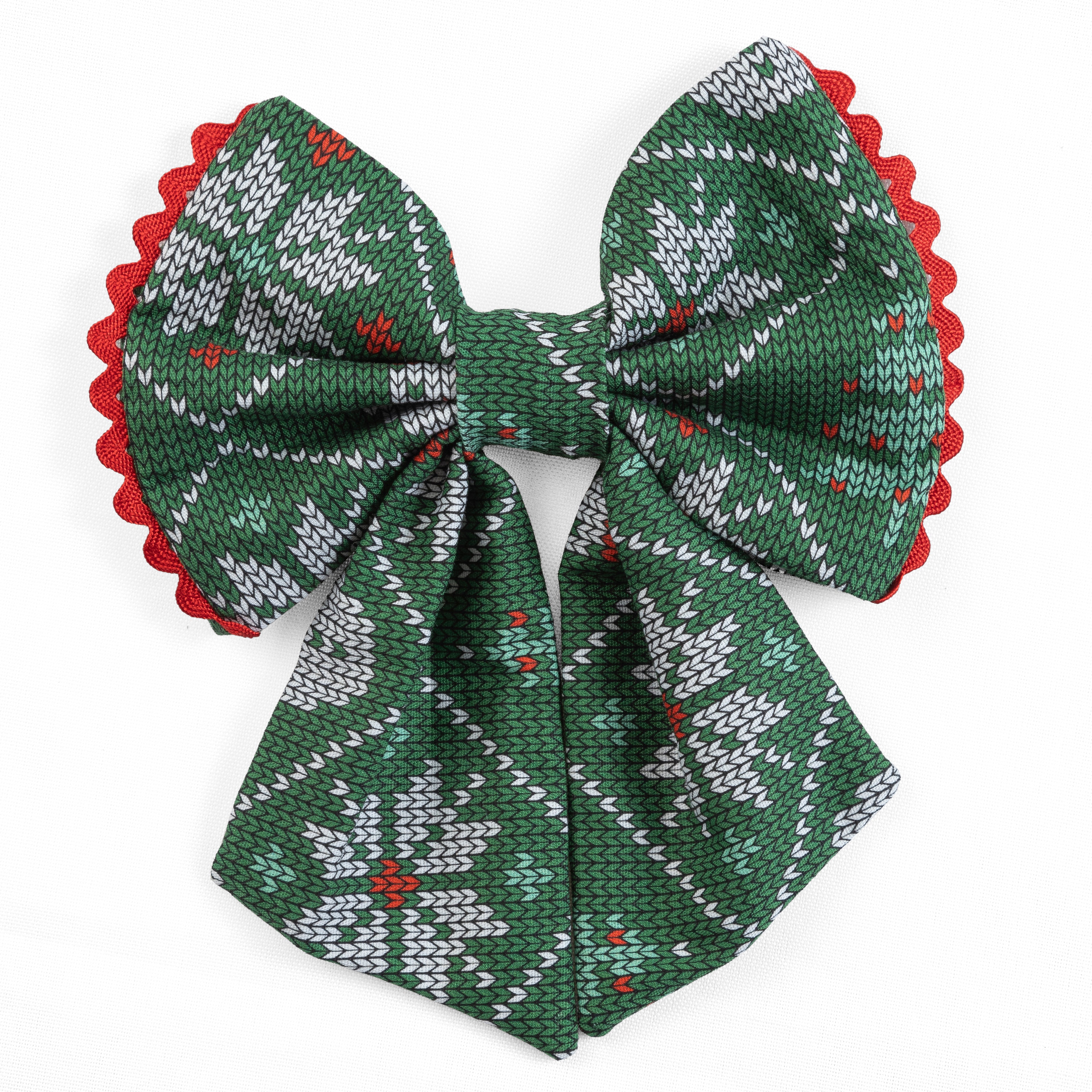 Dog Bow Holiday Cheer | Christmas Collection (Slip on collar) image 0