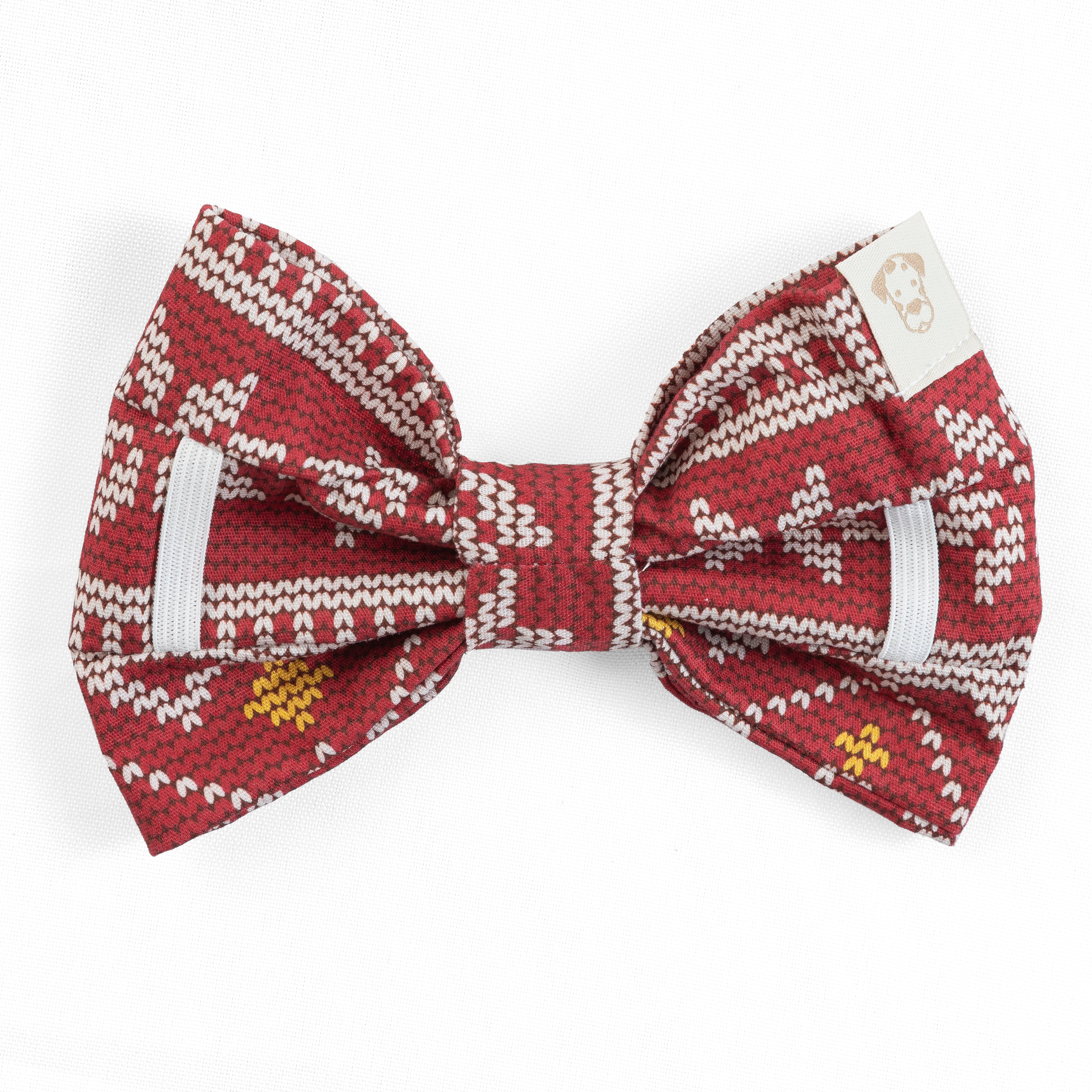 Holiday Cheer Pet Bowtie Christmas (Slip on collar) image 3