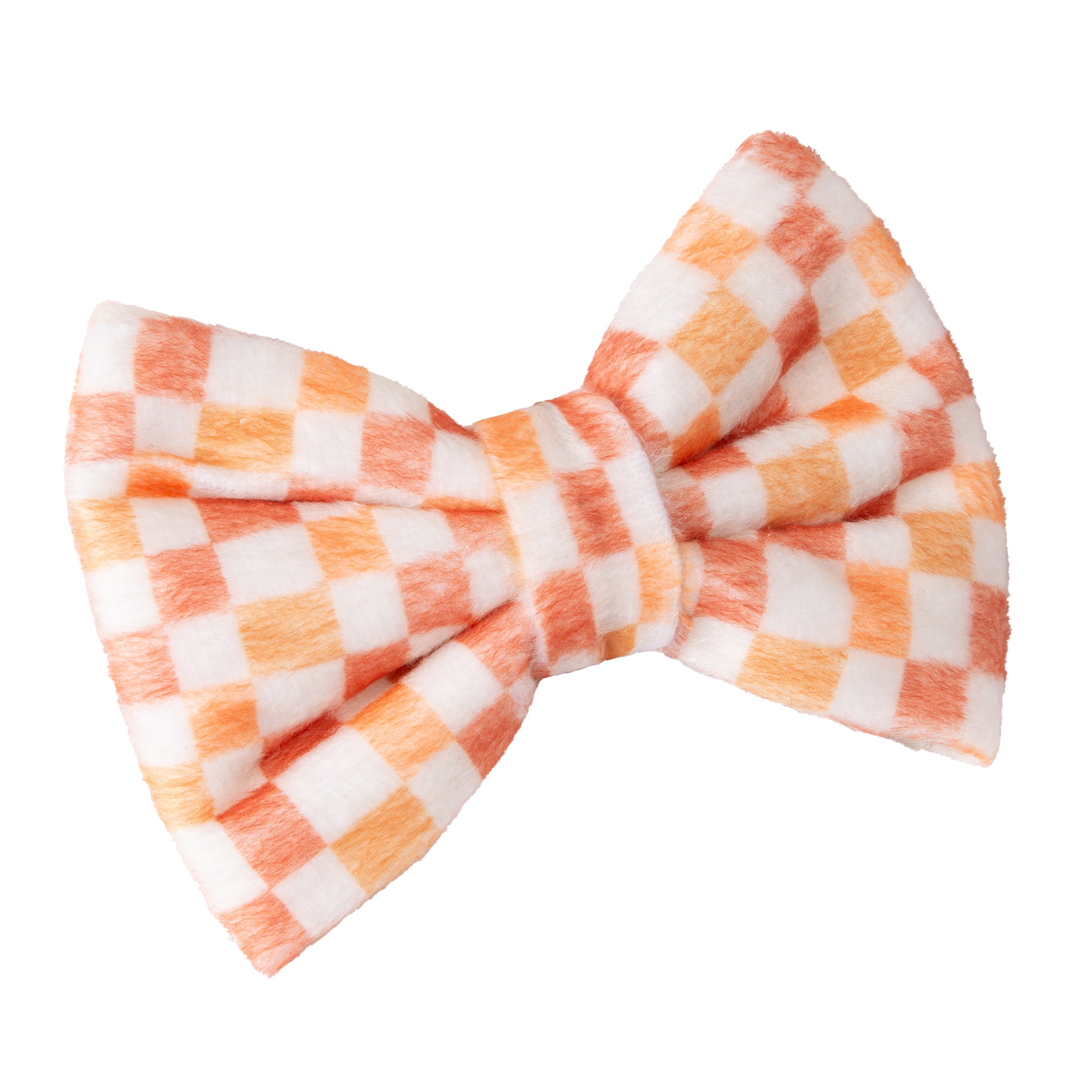 Dog Bow Tie Halloween Checkered | Autumn Collection - Fall (Slip on collar) image 1